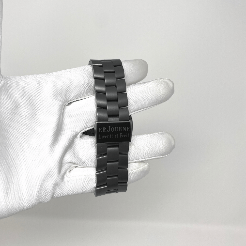 F.P. Journe Linesport Octa Sport Automatique Reserve Yellow Dial Titanium wrist aficionado