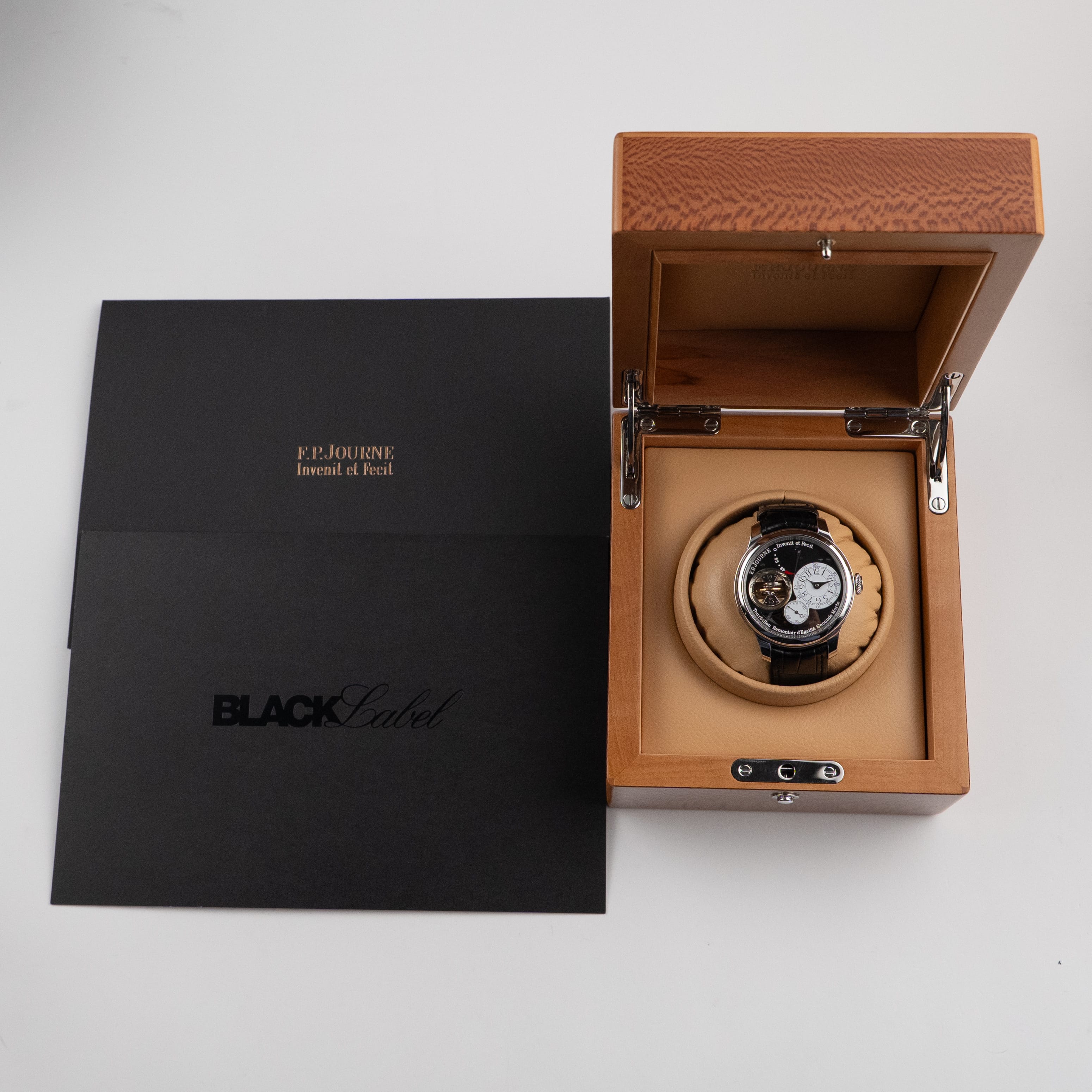 F.P.Journe Tourbillon Souverain Vertical Ref. TV Black Label Platinum Black Dial (2022)