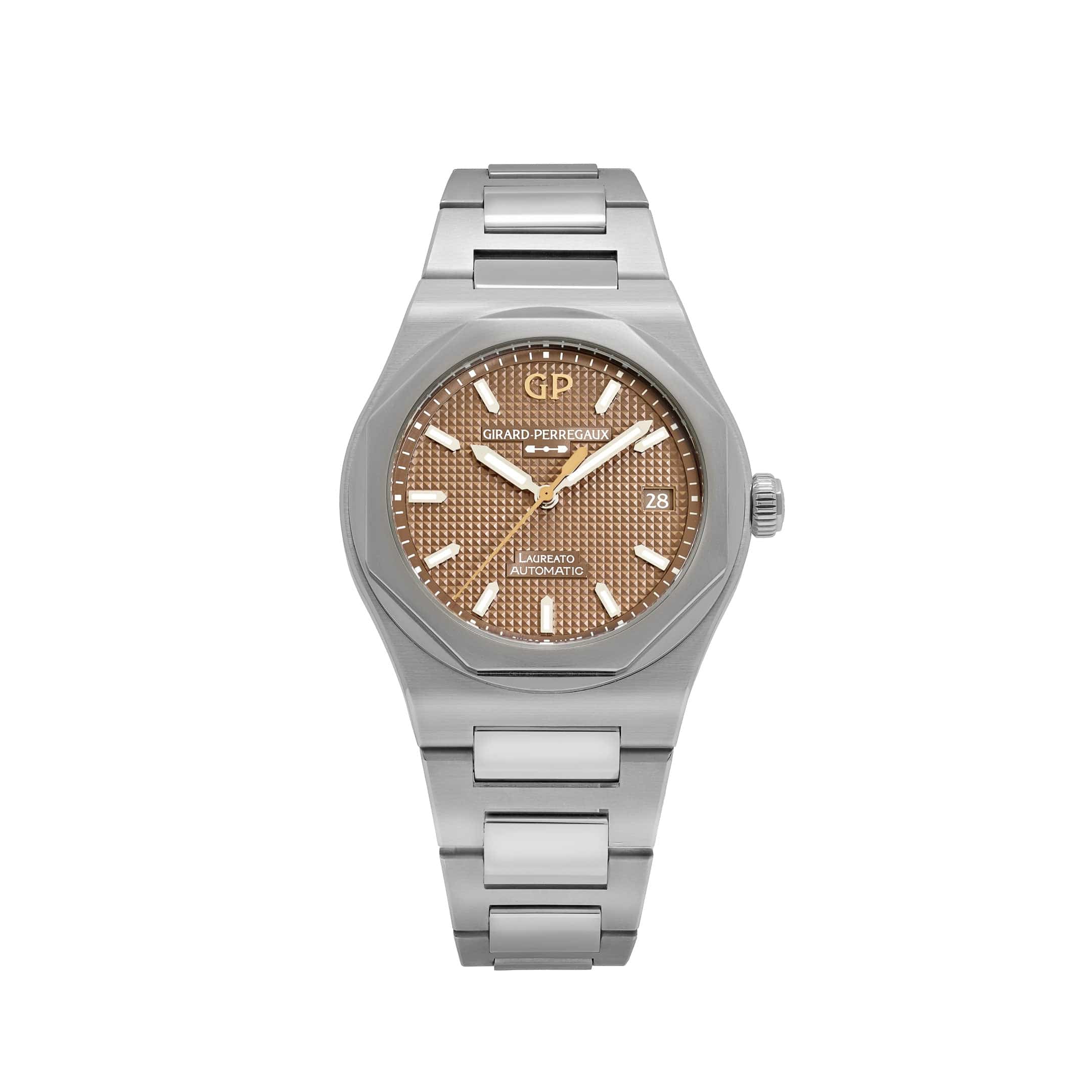 Girard Perregaux Laureato 38 81005-11-3154-1CM Stainless Steel Copper Dial (2023)