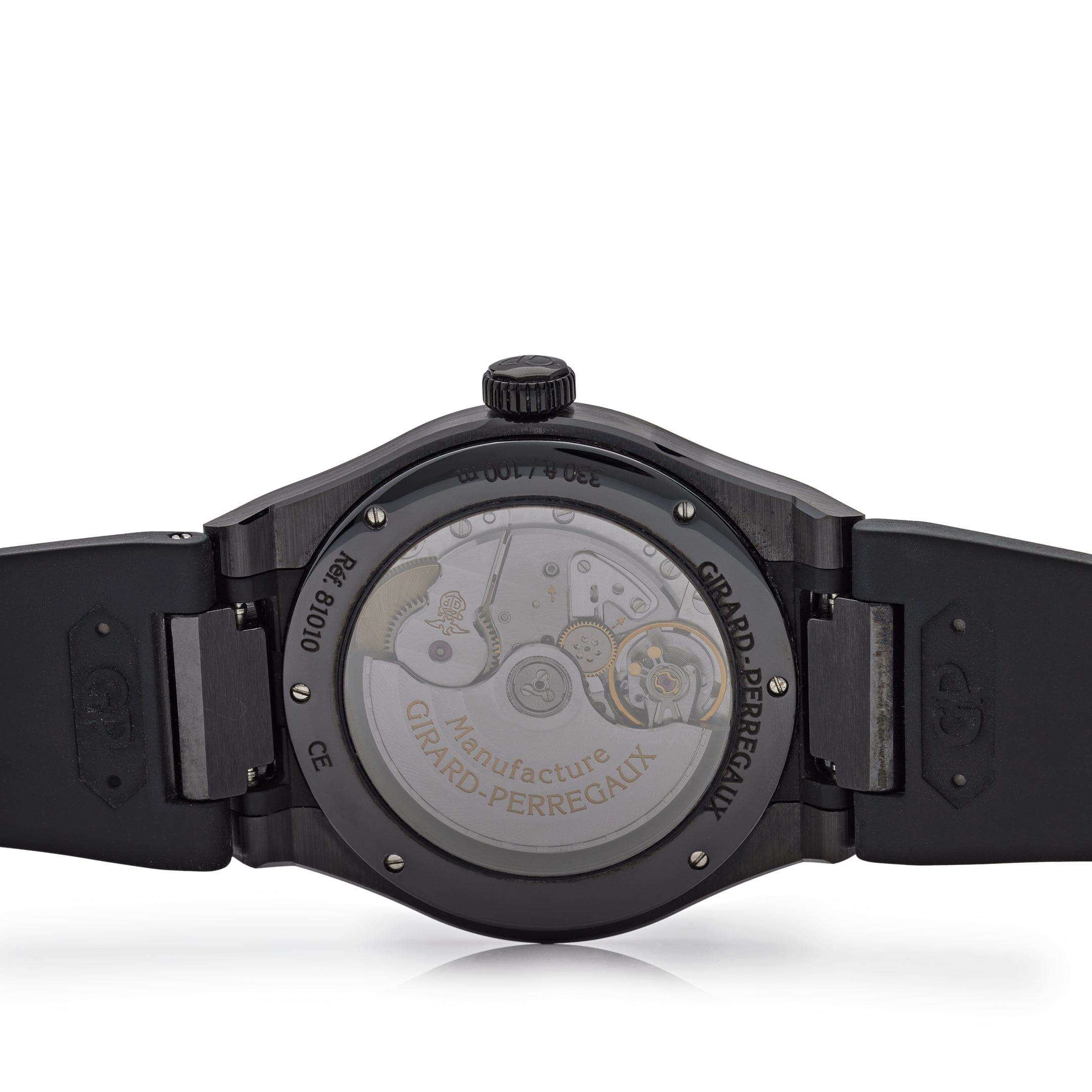 Girard Perregaux Laureato Ceramic Black Dial 81010-32-631-FK6A Wrist Aficionado