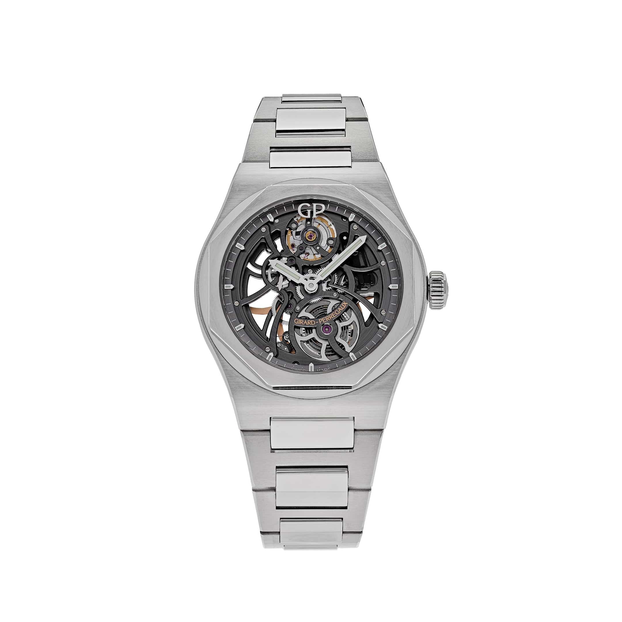 Girard Perregaux Laureato Skeleton 81015-11-001-11A Wrist Aficionado