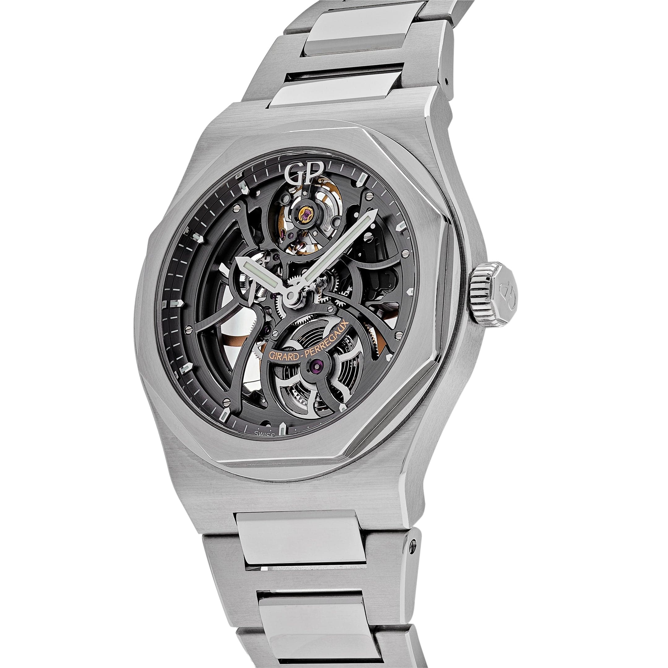 Girard Perregaux Laureato Skeleton 81015-11-001-11A Wrist Aficionado