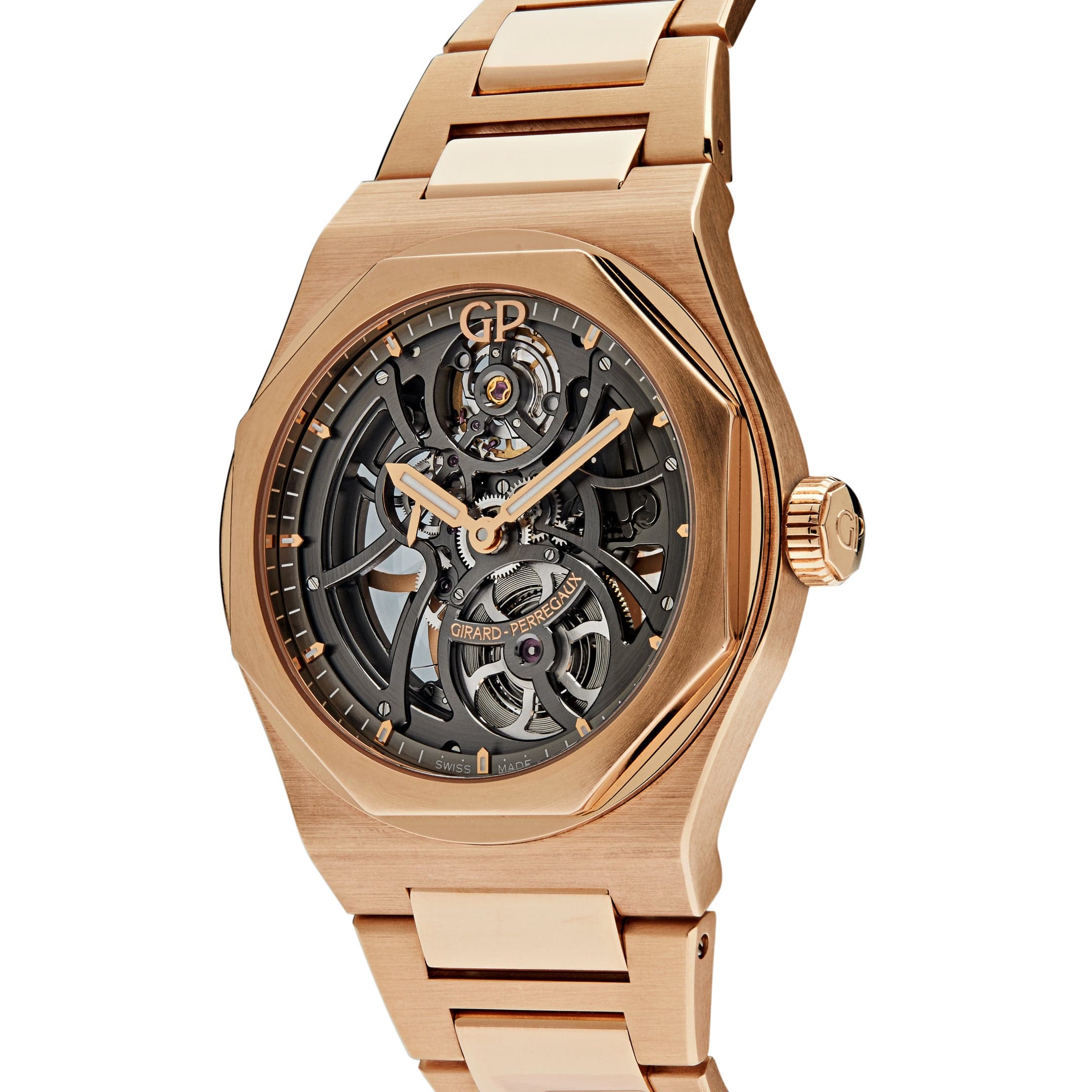 Girard Perregaux Laureato Skeleton 81015-52-002-52A Wrist Aficionado