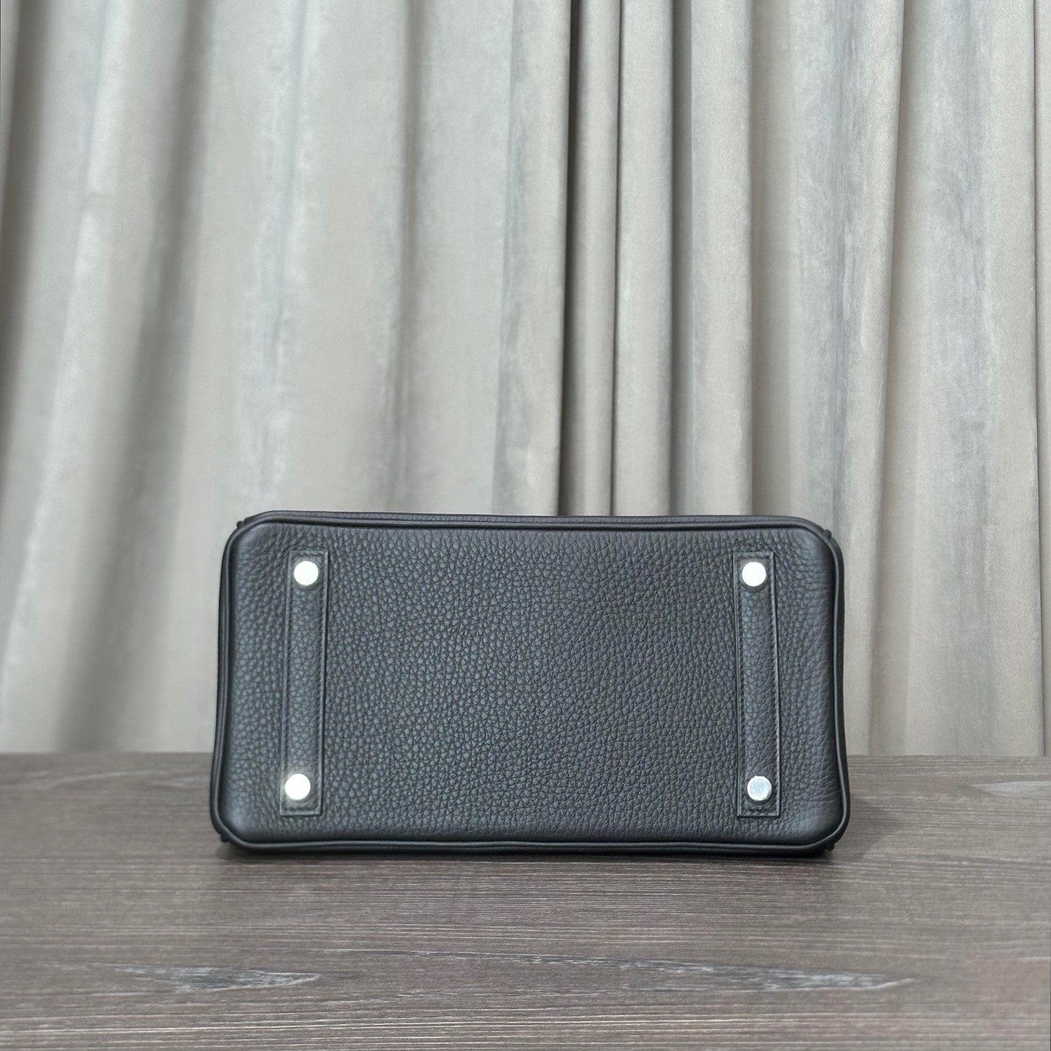 Hermès Birkin 25 Togo Noir Palladium Hardware