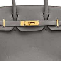 Thumbnail for Bags & Accessories Hermes Birkin 30 Gris Togo Gold Hardware Wrist Aficionado