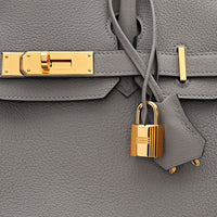 Thumbnail for Bags & Accessories Hermes Birkin 30 Gris Togo Gold Hardware Wrist Aficionado