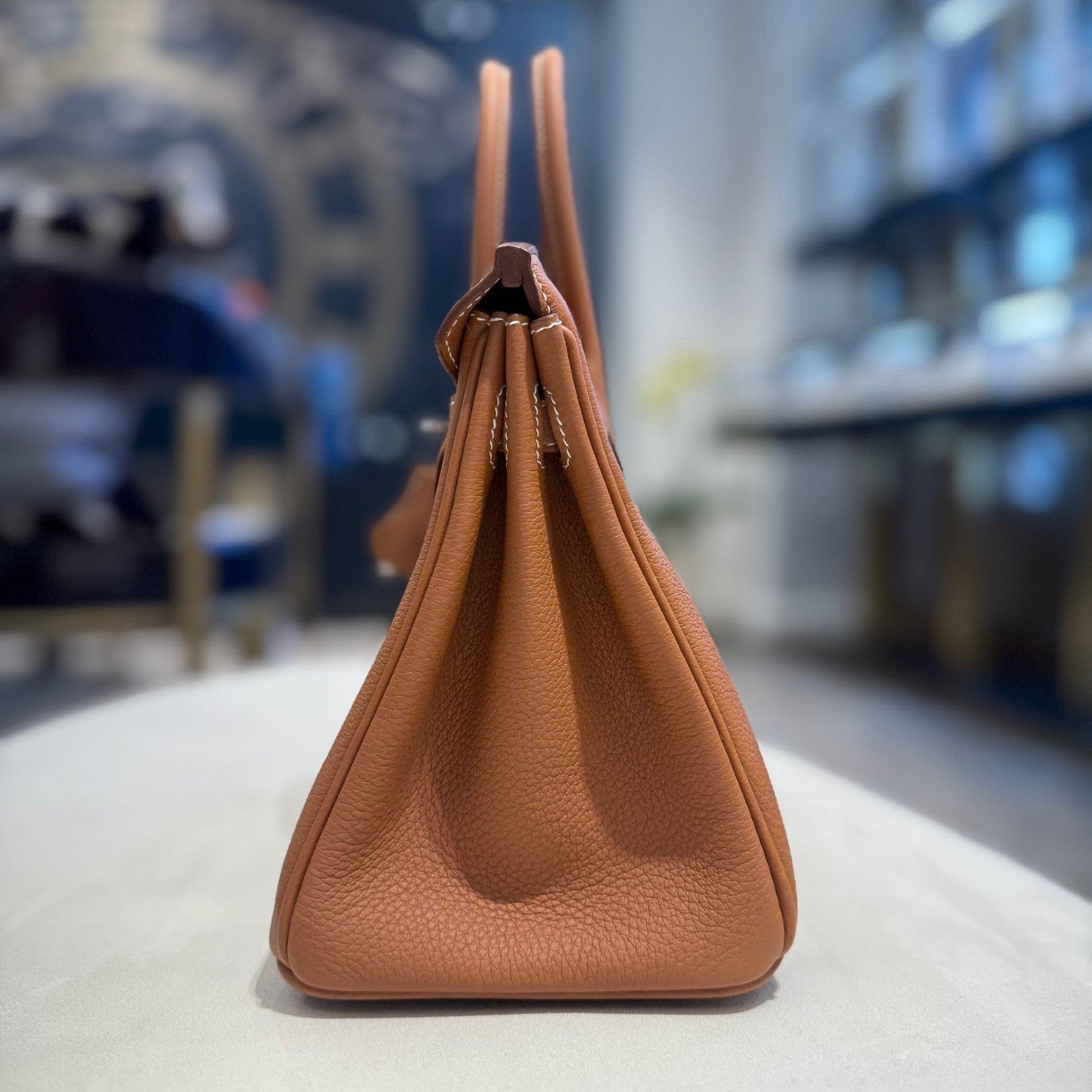 Hermès Gold Birkin 25 Togo Palladium Hardware