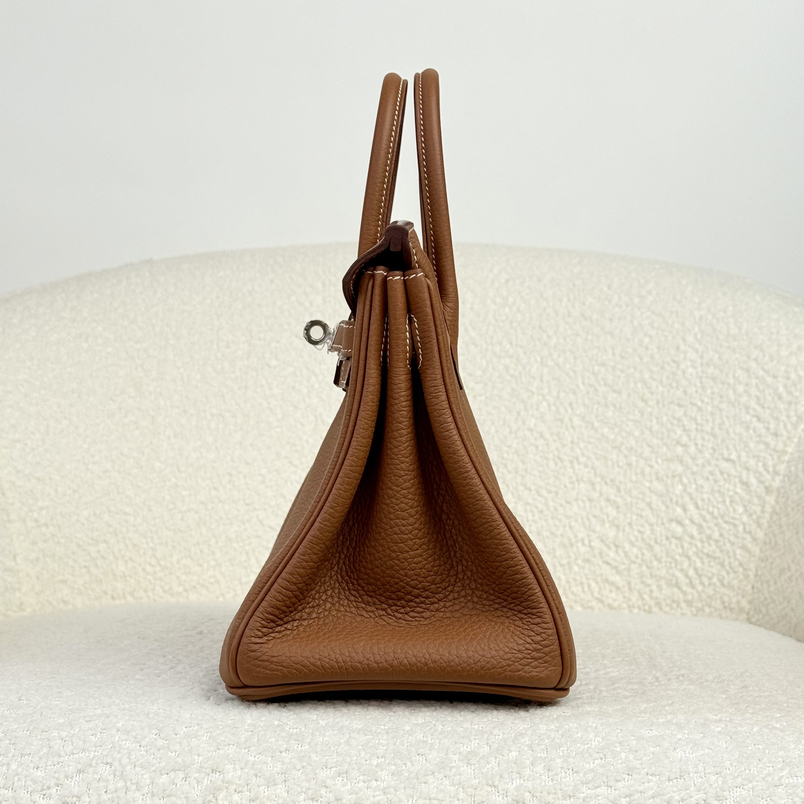 Hermès Gold Birkin 25 Togo Palladium Hardware
