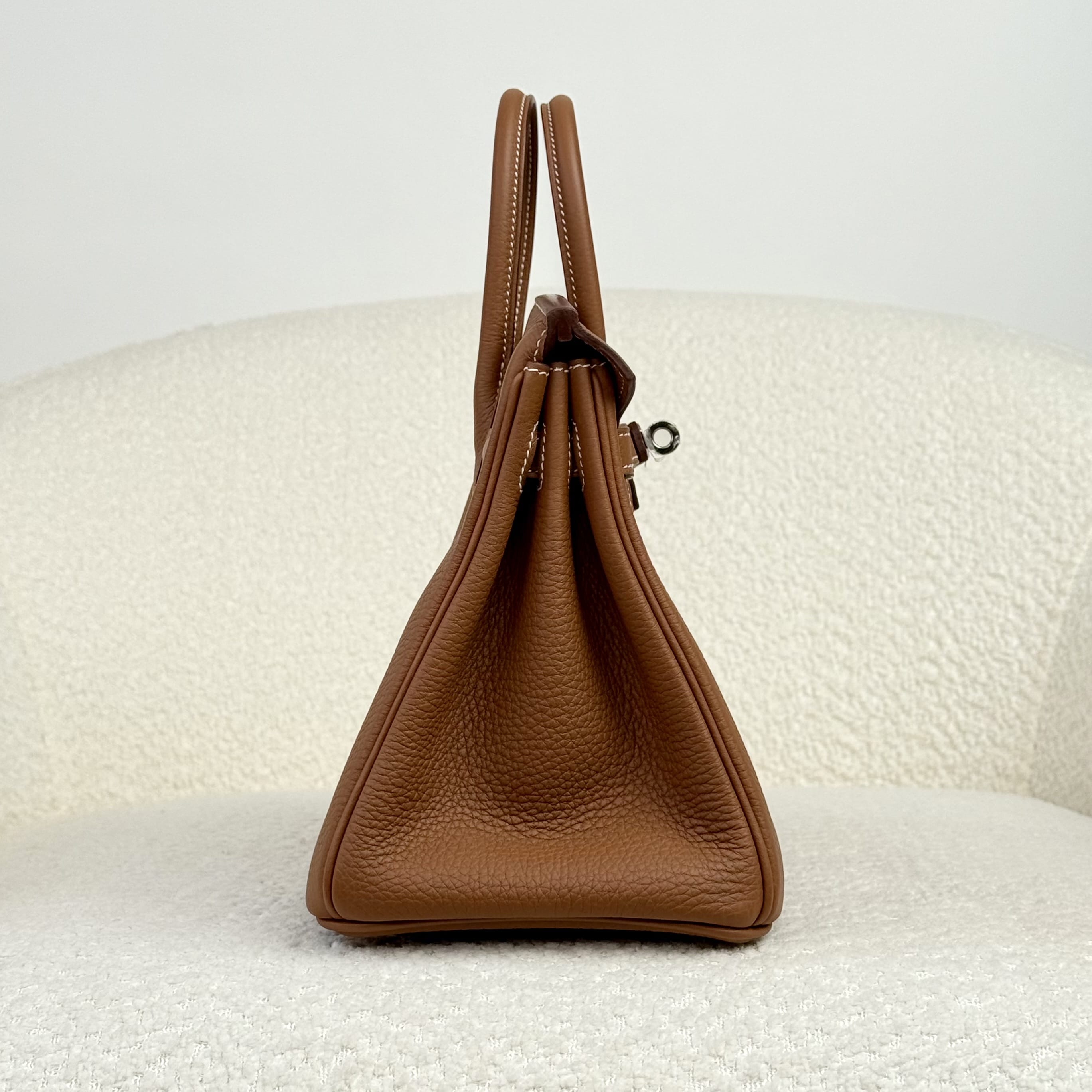 Hermès Gold Birkin 25 Togo Palladium Hardware