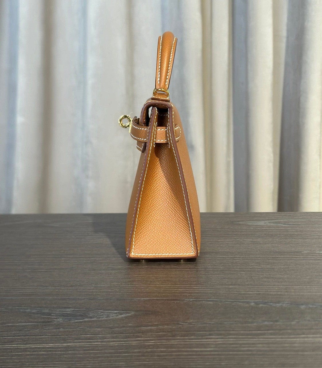 Hermès Gold Mini Kelly Sellier 20 Epsom Gold Hardware