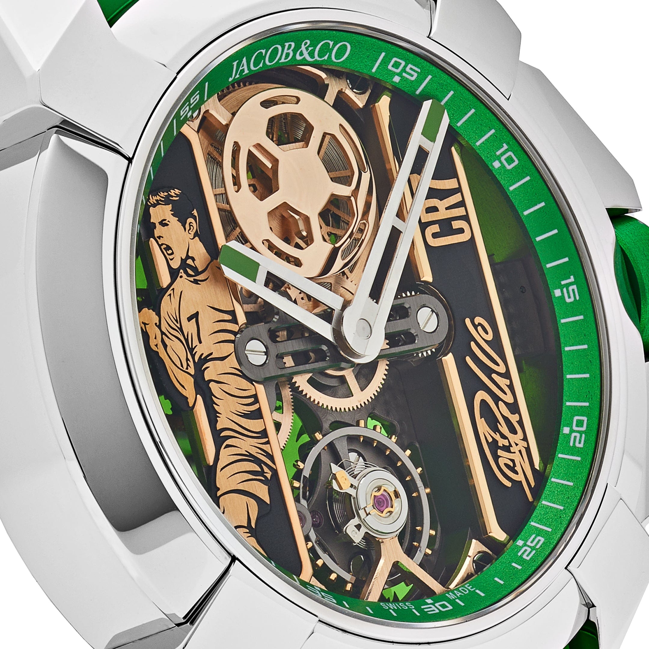 Jacob & Co V2 CR7 Epic X collection EX120.10.AD.AA.A Heart of CR7 Stainless Steel Limited Edition (2024)