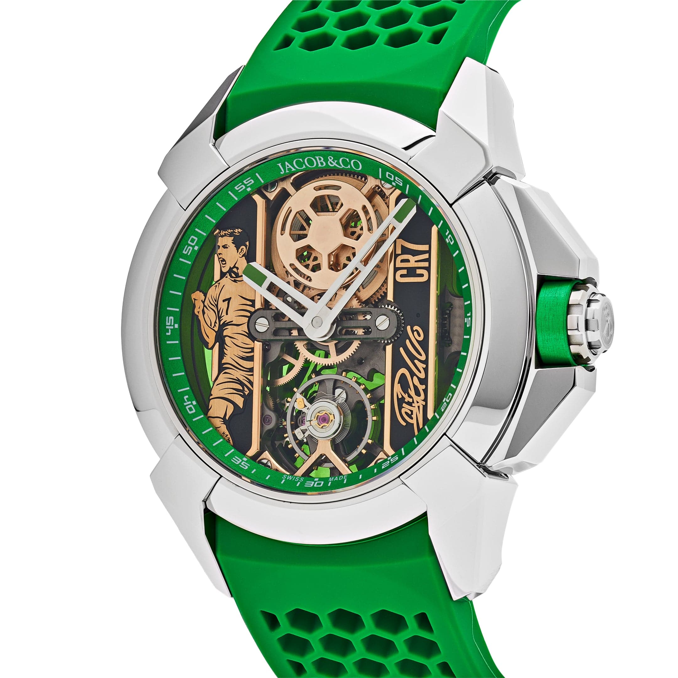 Jacob & Co V2 CR7 Epic X collection EX120.10.AD.AA.A Heart of CR7 Stainless Steel Limited Edition (2024)