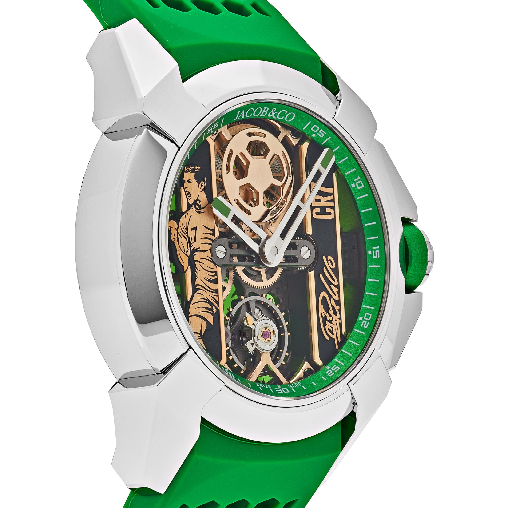 Jacob & Co V2 CR7 Epic X collection EX120.10.AD.AA.A Heart of CR7 Stainless Steel Limited Edition (2024)