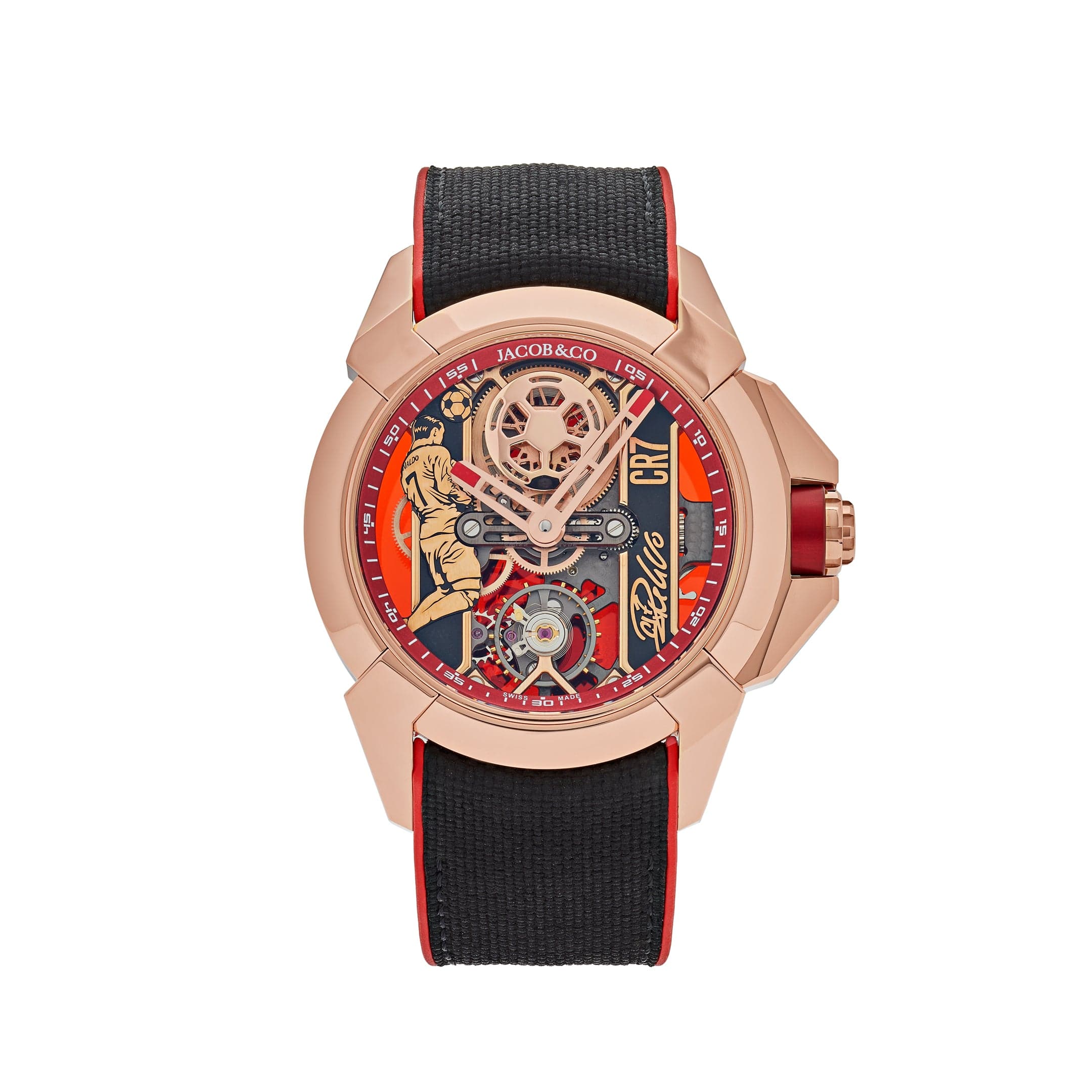 Jacob&Co. V2 CR7 Epic X Collection EX120.43.AE.AA.A Flight of CR7 Rose Gold Limited edition (2024)
