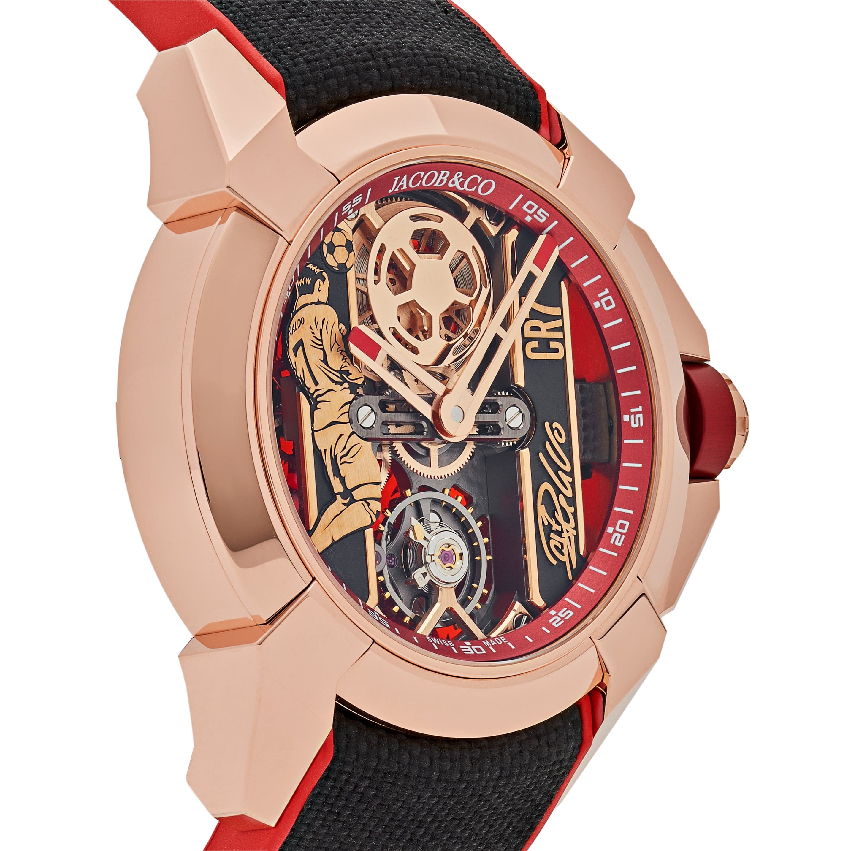 Jacob&Co. V2 CR7 Epic X Collection EX120.43.AE.AA.A Flight of CR7 Rose Gold Limited edition (2024)