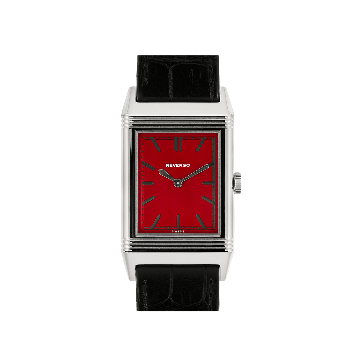 Jaeger-LeCoultre Reverso 277.8.62 Stainless Steel Red Dial Special