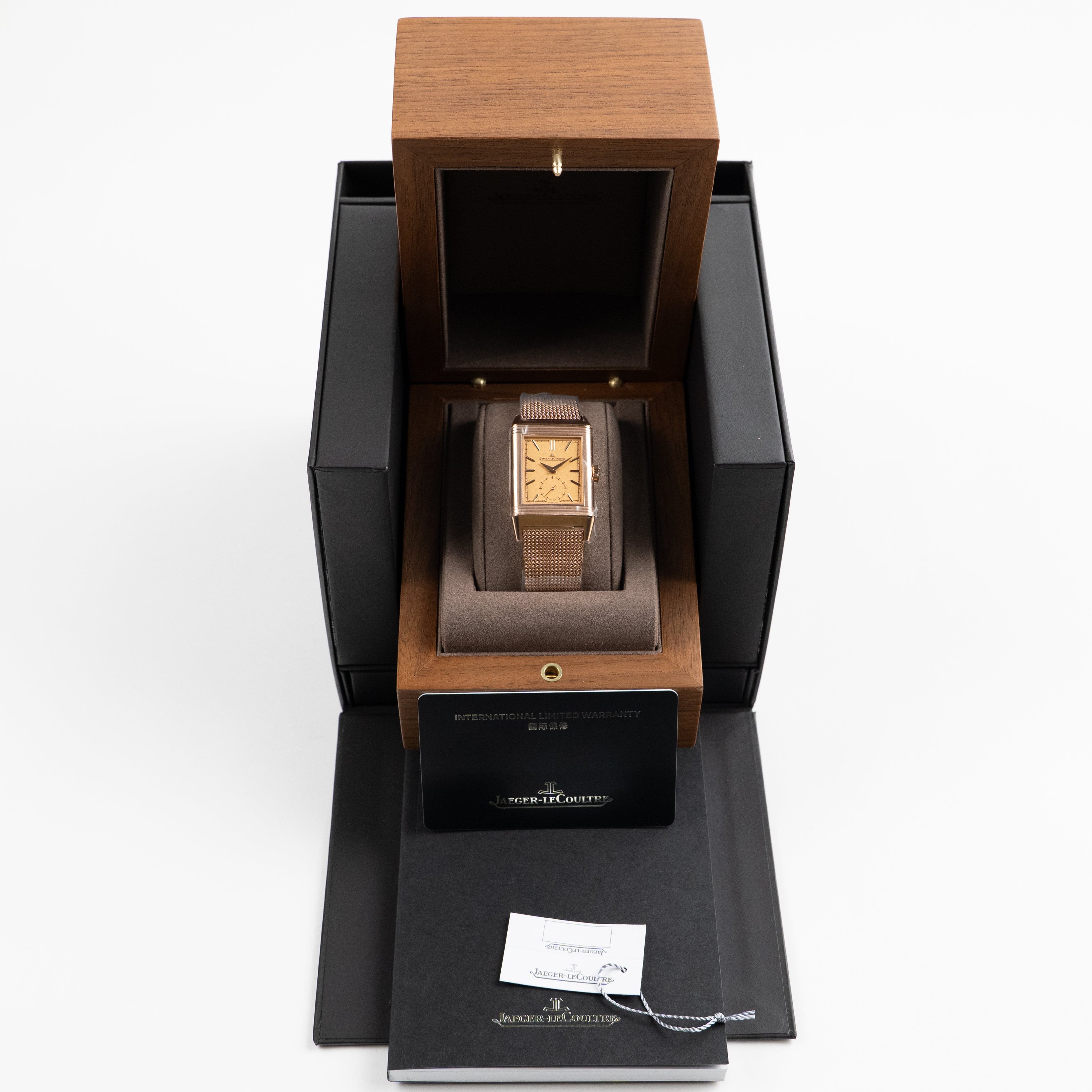 Jaeger-LeCoultre Reverso Tribute Q713216J Monoface Small Seconds Rose Gold Grained Rose Gold Dial (2025)