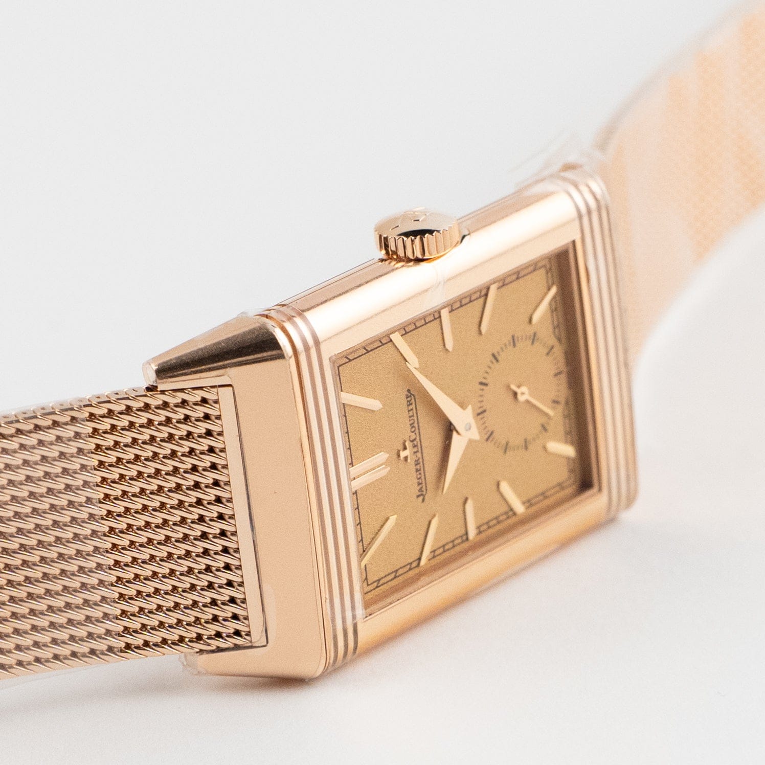 Jaeger-LeCoultre Reverso Tribute Q713216J Monoface Small Seconds Rose Gold Grained Rose Gold Dial (2025)
