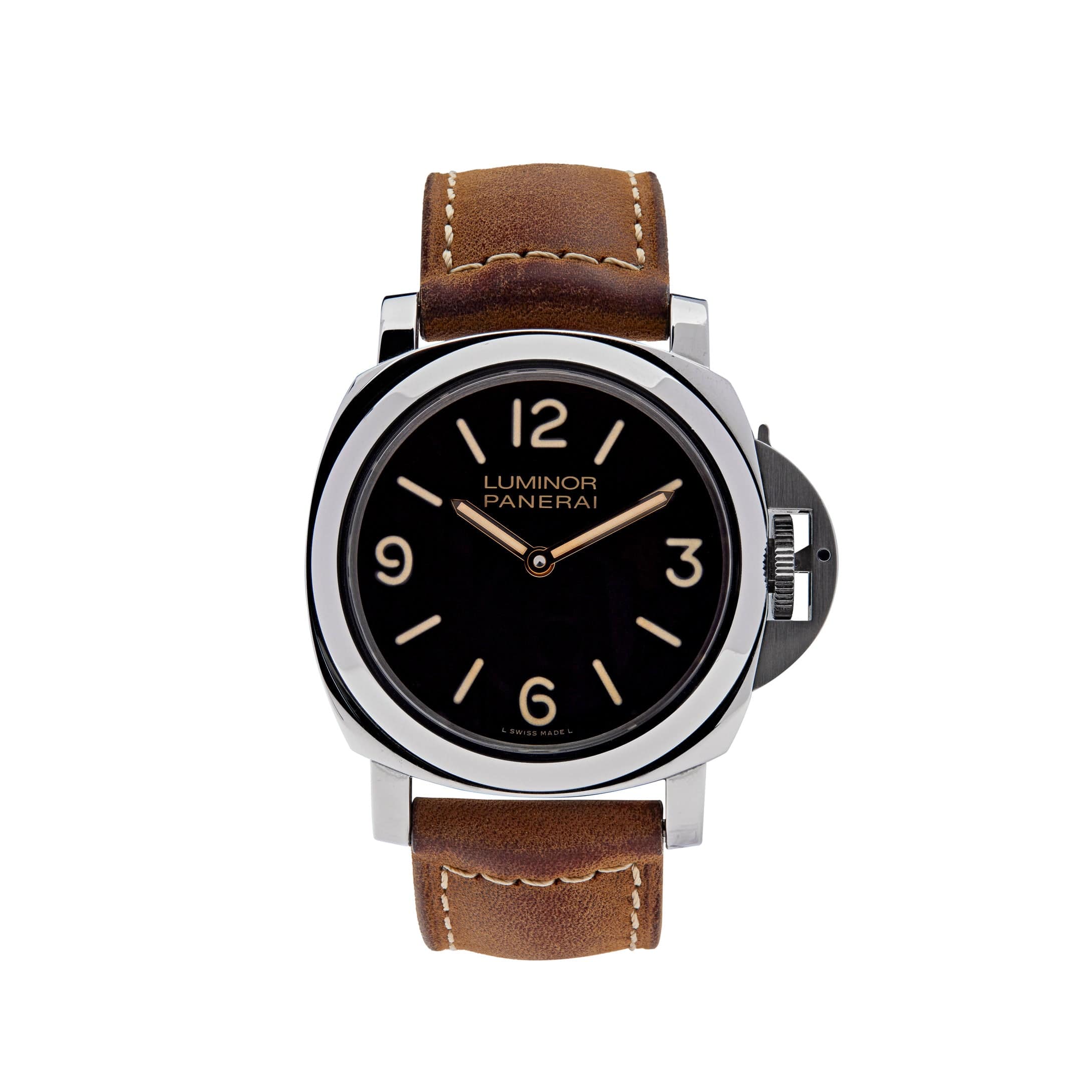 Panerai Luminor Base Stainless Steel PAM00390 wrist aficionado