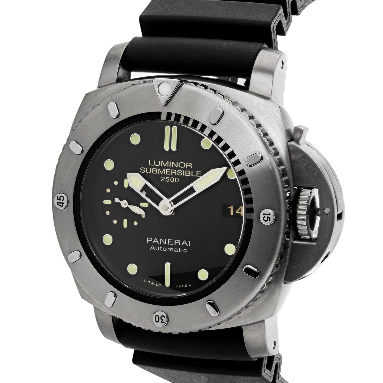 Watches Panerai Luminor Submersible 1950 2500m 3 Days Titanio PAM00364 Wrist Aficionado