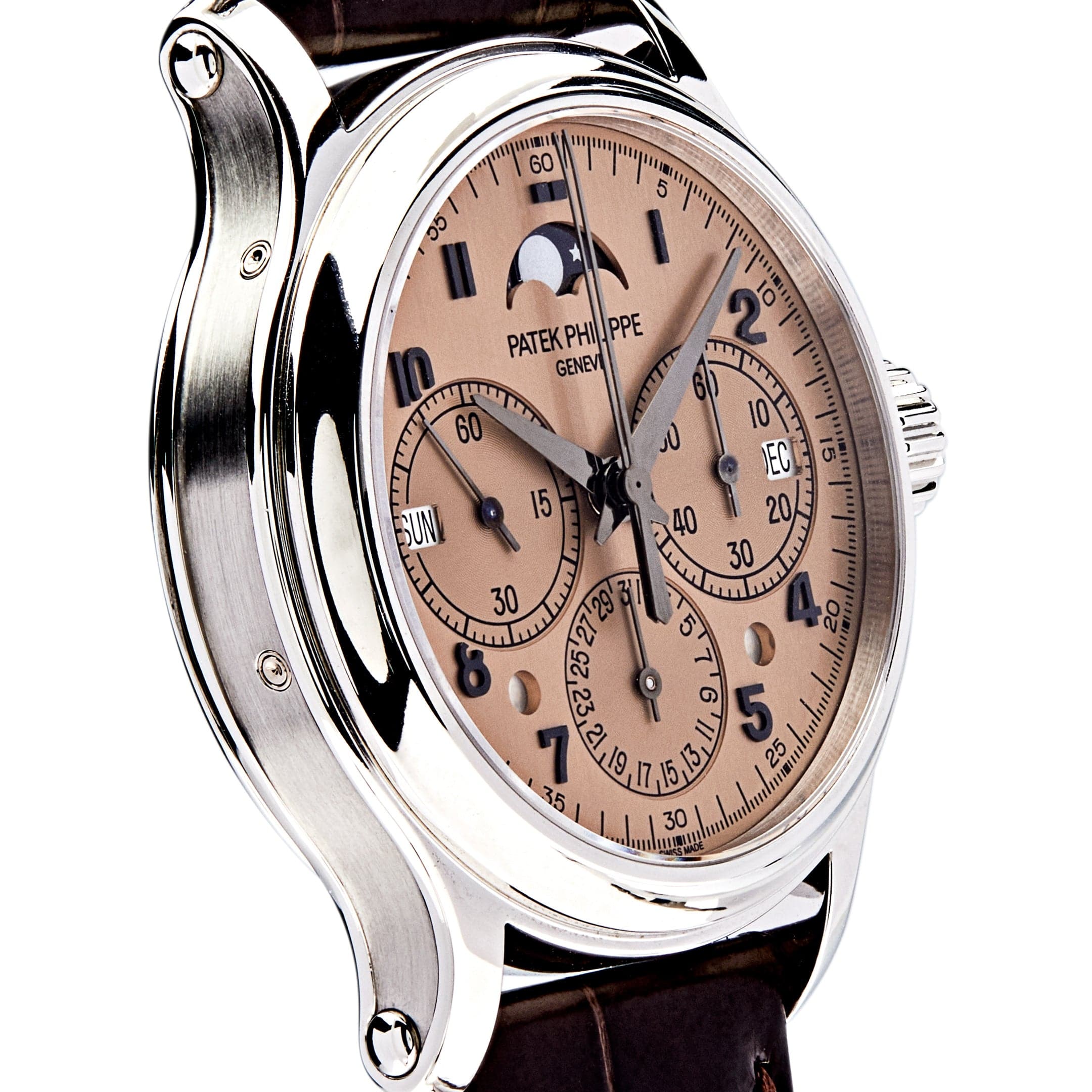 Luxury Watch Patek Philippe Perpetual Calendar Chronograph Platinum 5372P-010 Wrist Aficionado