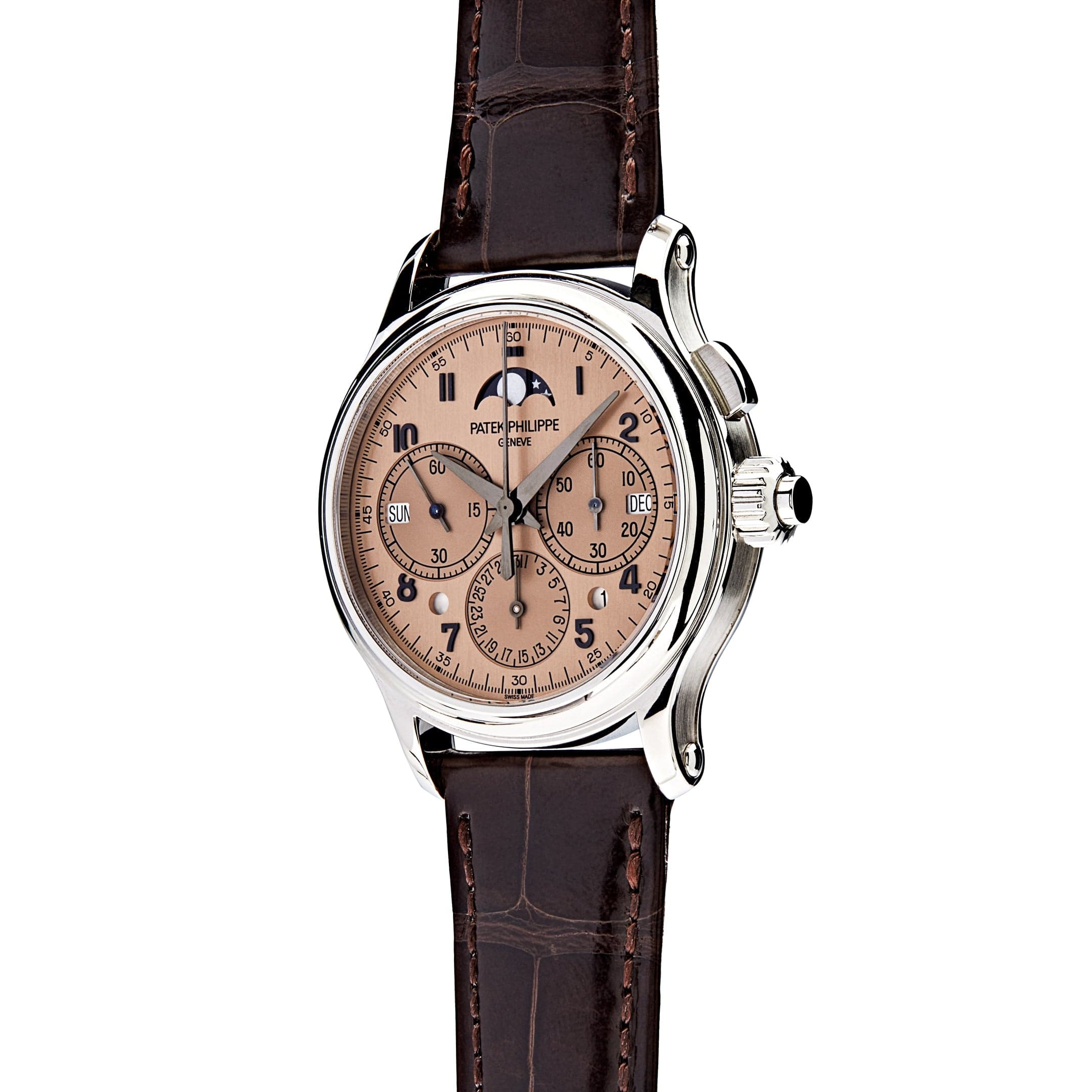 Luxury Watch Patek Philippe Perpetual Calendar Chronograph Platinum 5372P-010 Wrist Aficionado