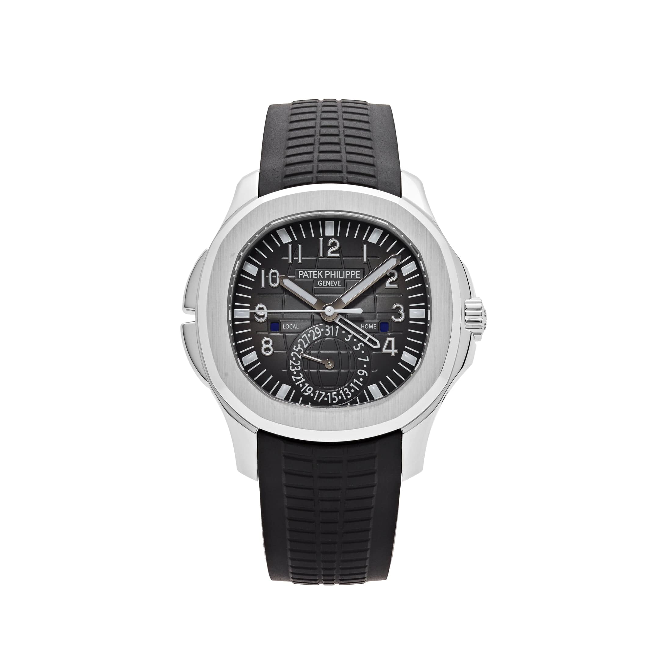 Patek Philippe Aquanaut 5164A-001 Travel Time Stainless Steel Black Dial (2012)