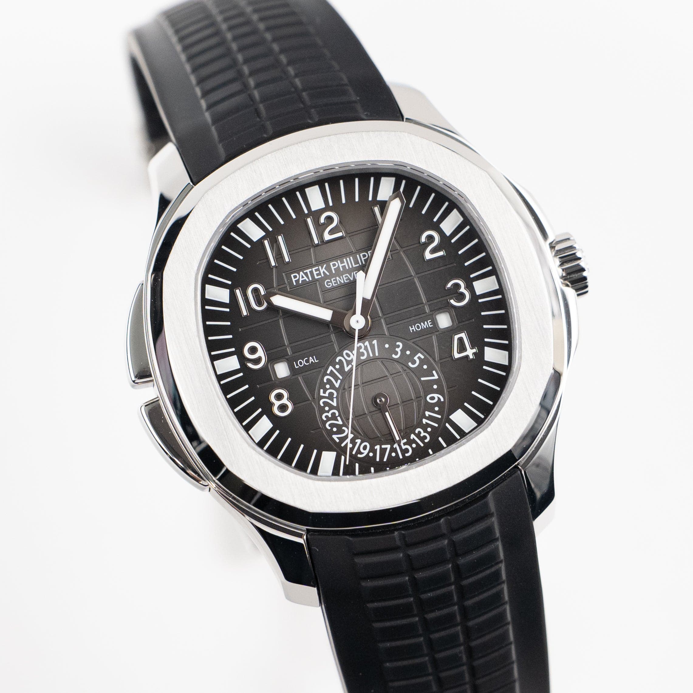 Patek Philippe Aquanaut 5164A-001 'Travel Time' Stainless Steel Black Dial (2015)