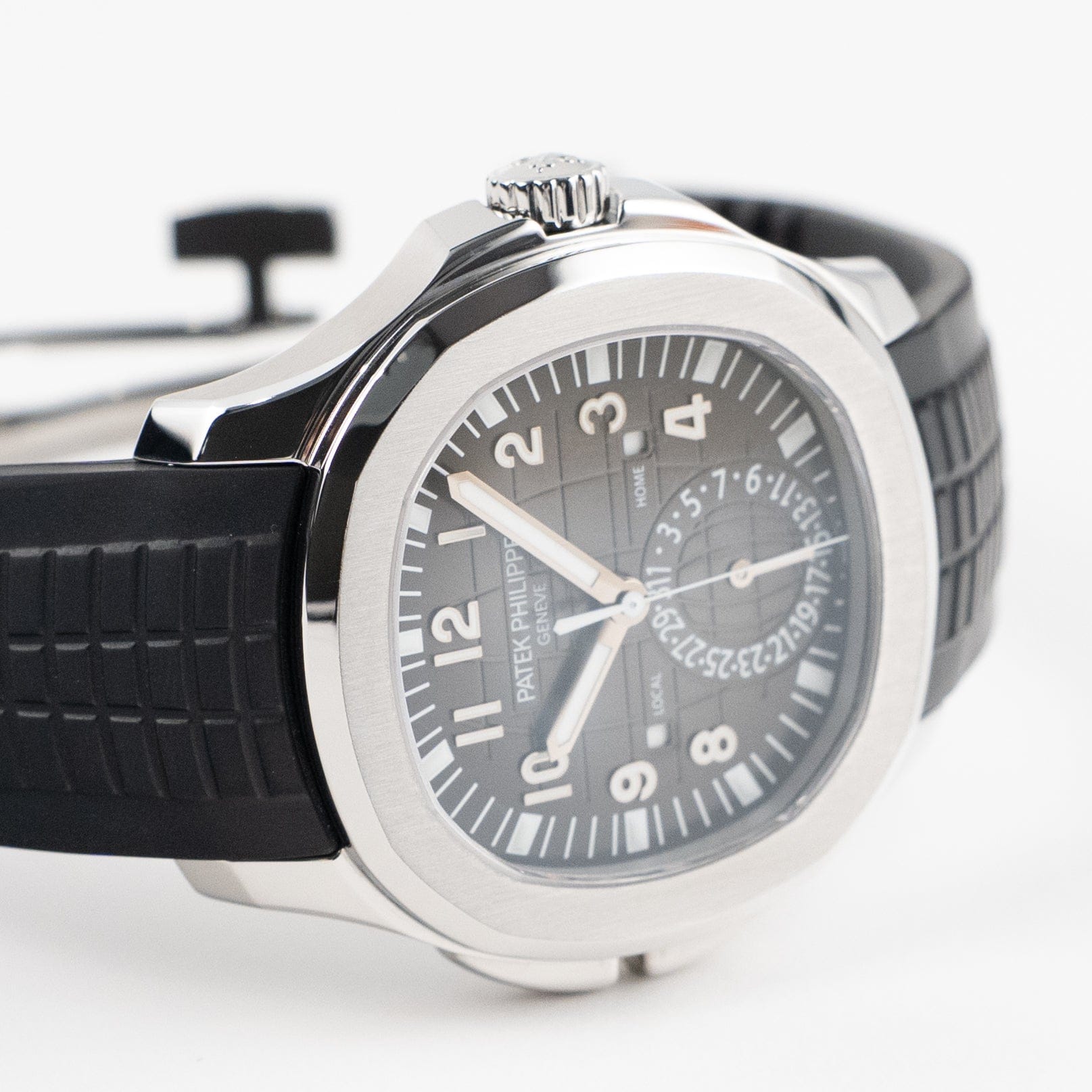 Patek Philippe Aquanaut 5164A-001 'Travel Time' Stainless Steel Black Dial (2015)