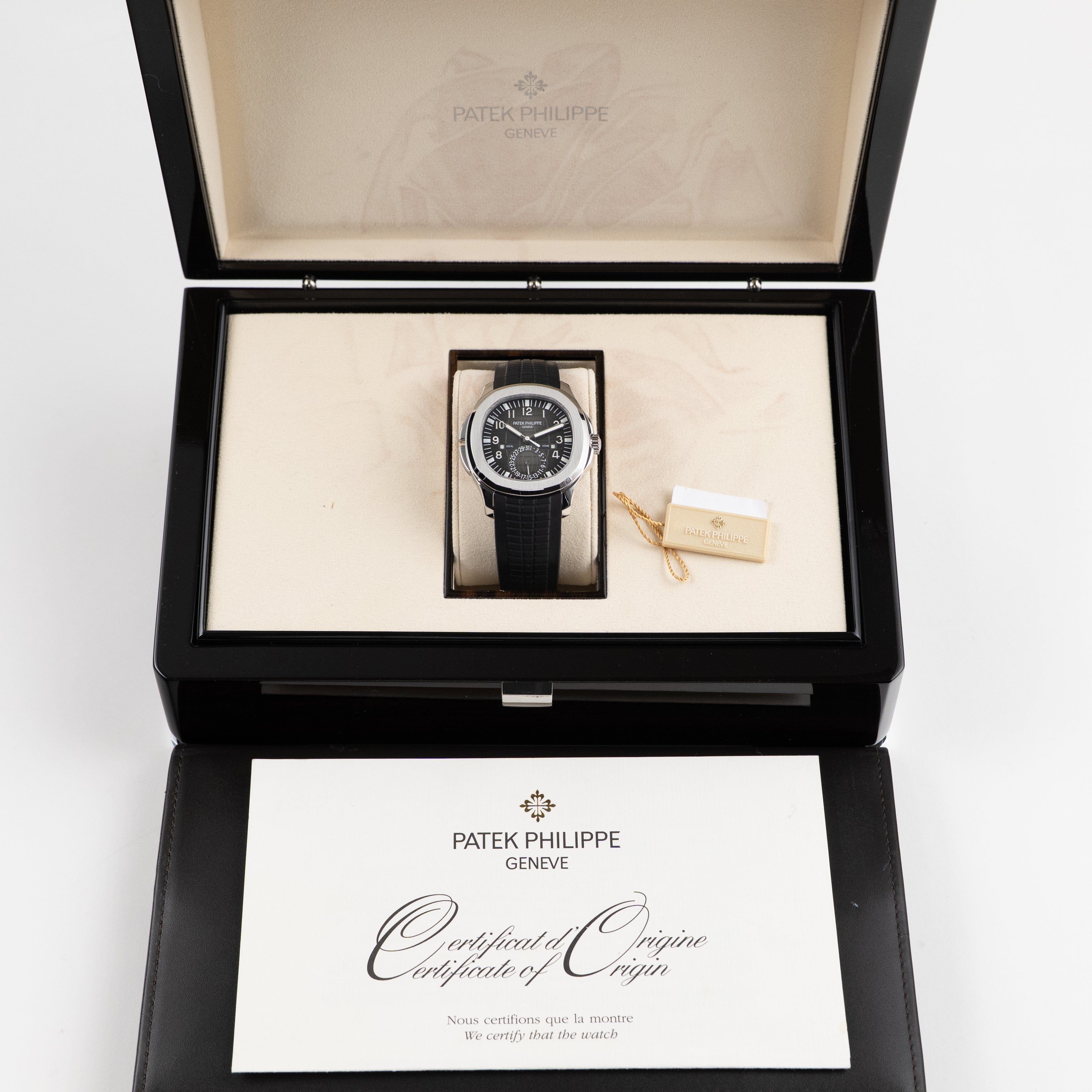 Patek Philippe Aquanaut 5164A-001 'Travel Time' Stainless Steel Black Dial (2015)