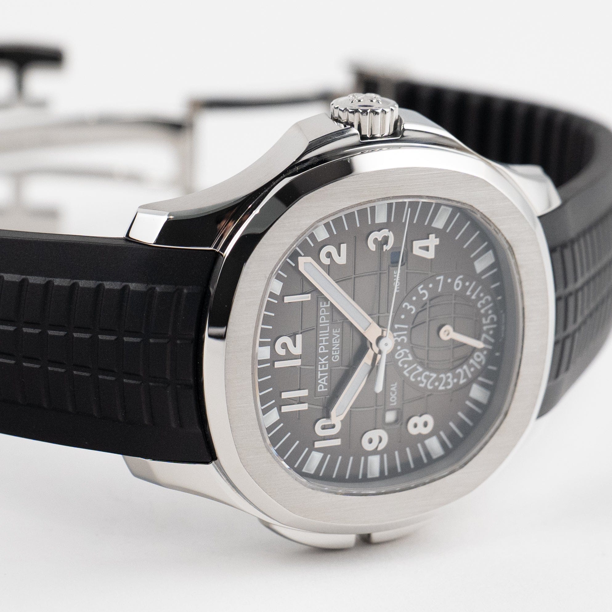 Patek Philippe Aquanaut 5164A-001 'Travel Time' Stainless Steel Black Dial (2019)