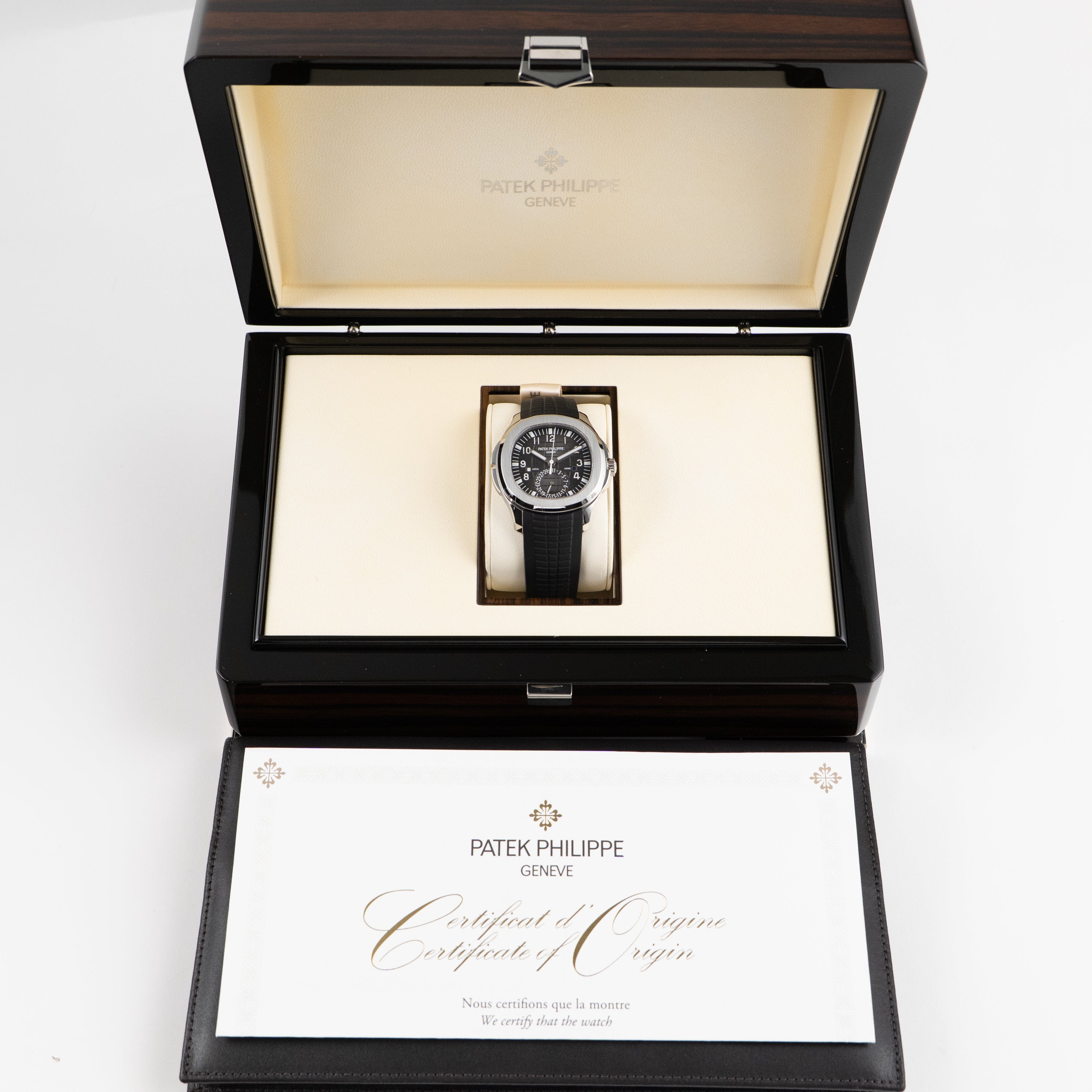 Patek Philippe Aquanaut 5164A-001 'Travel Time' Stainless Steel Black Dial (2019)