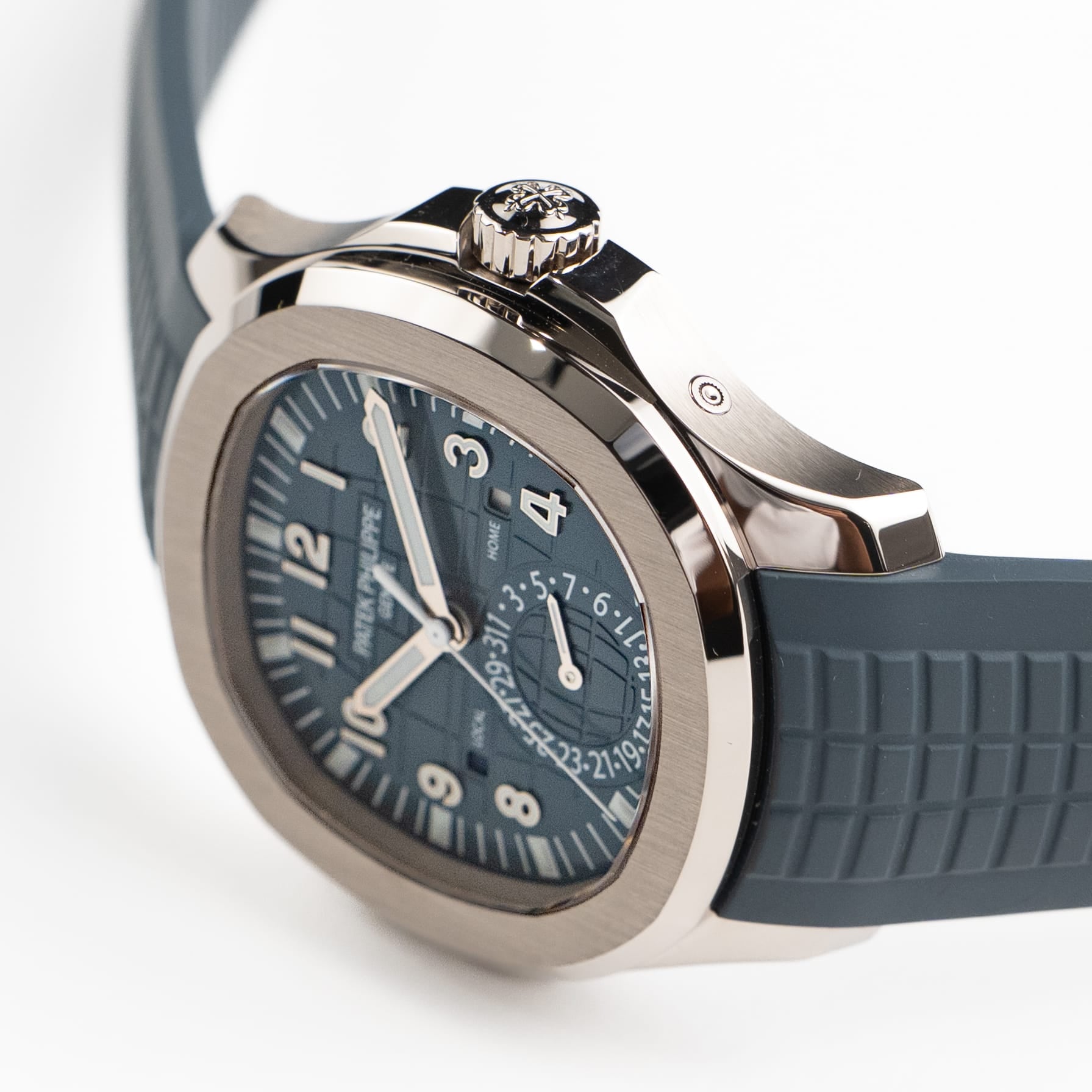 Patek Philippe Aquanaut 5164G-001 'Travel Time' White Gold Blue-Gray Dial (2026)