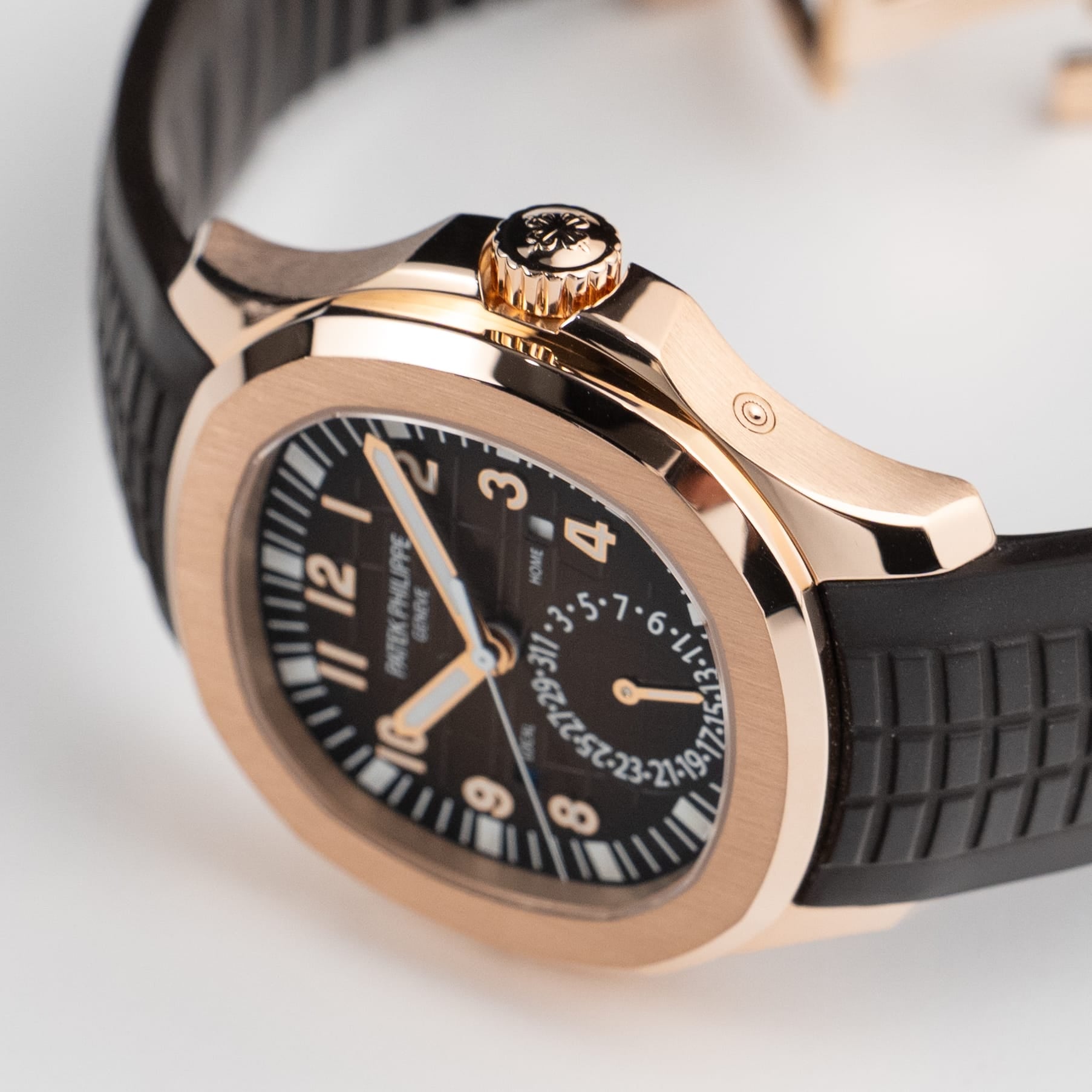 Patek Philippe Aquanaut 5164R-001 'Travel Time' Rose Gold Brown Dial (2017)