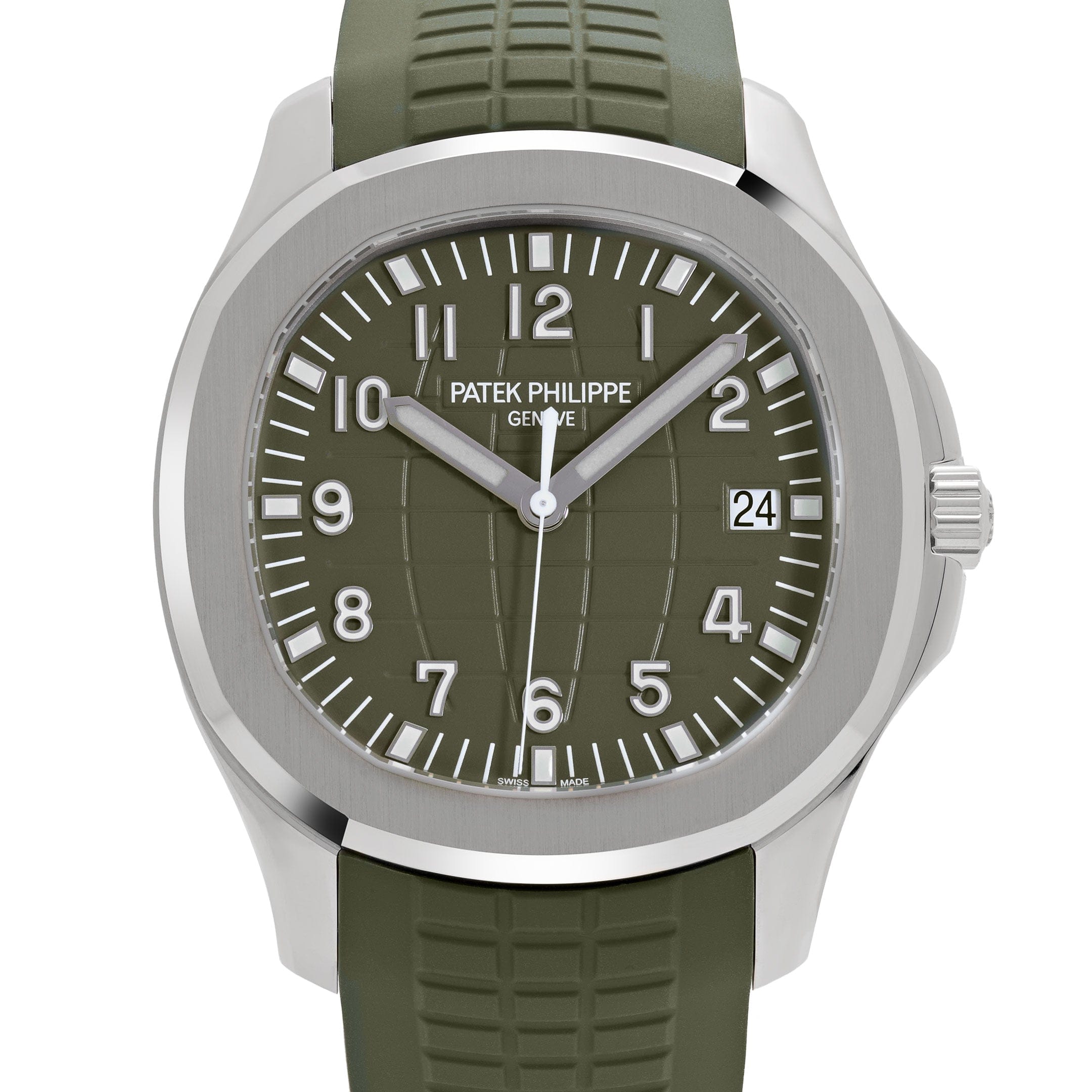 Patek Philippe Aquanaut 5168G-010 'Jumbo' White Gold Khaki Green