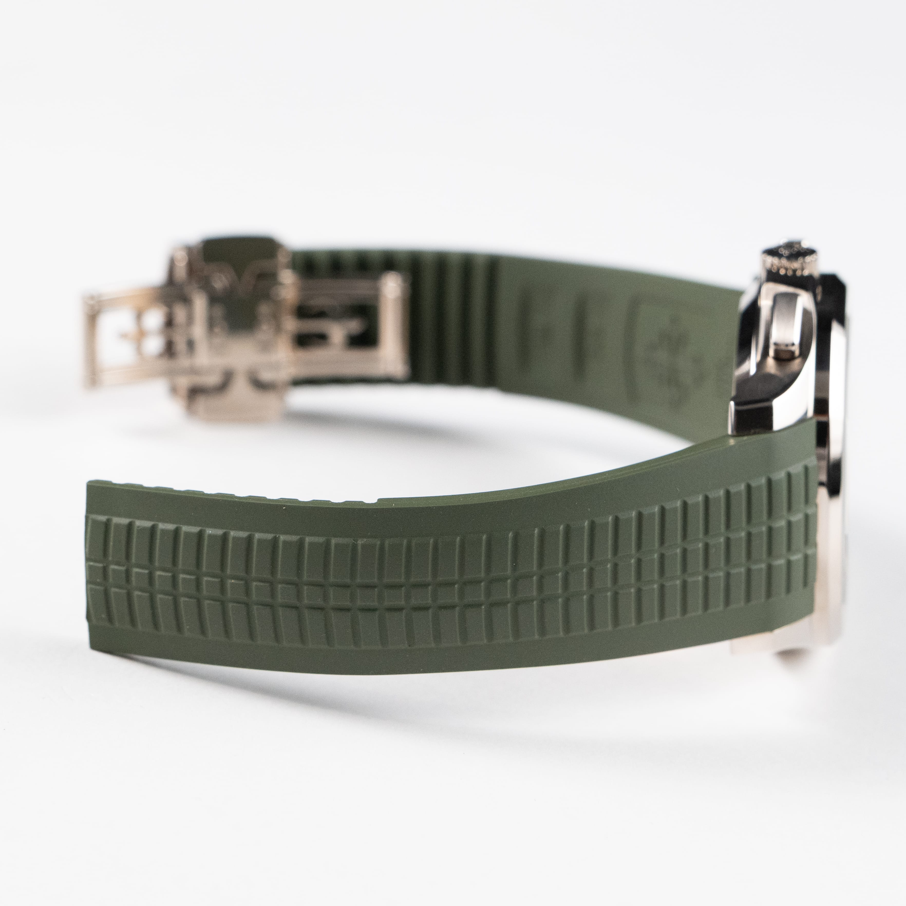 Patek Philippe Aquanaut 5968G-010 Chronograph White Gold Khaki Green Dial (2021)