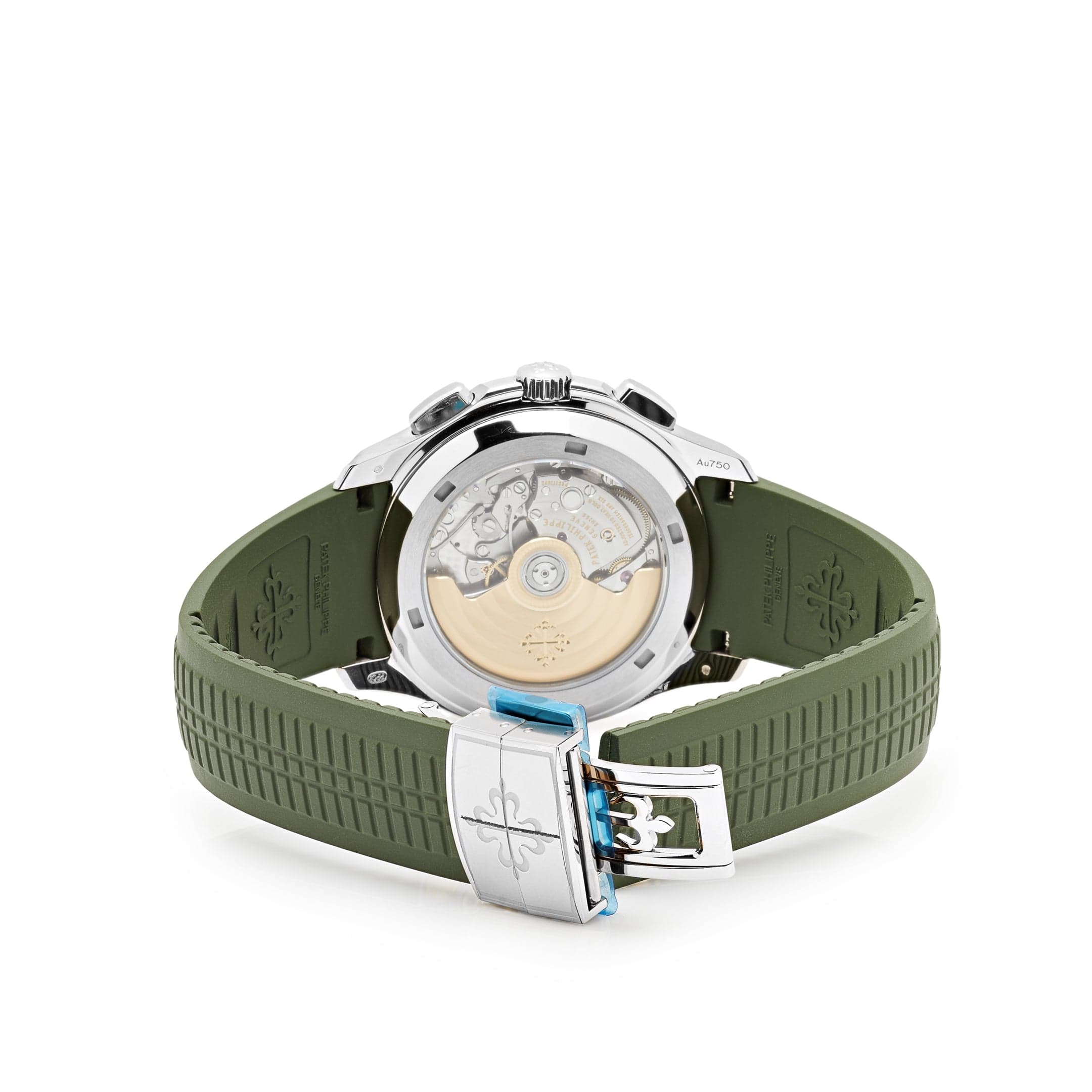 Patek Philippe Aquanaut 5968G-010 Chronograph White Gold Khaki Green Dial (2024)