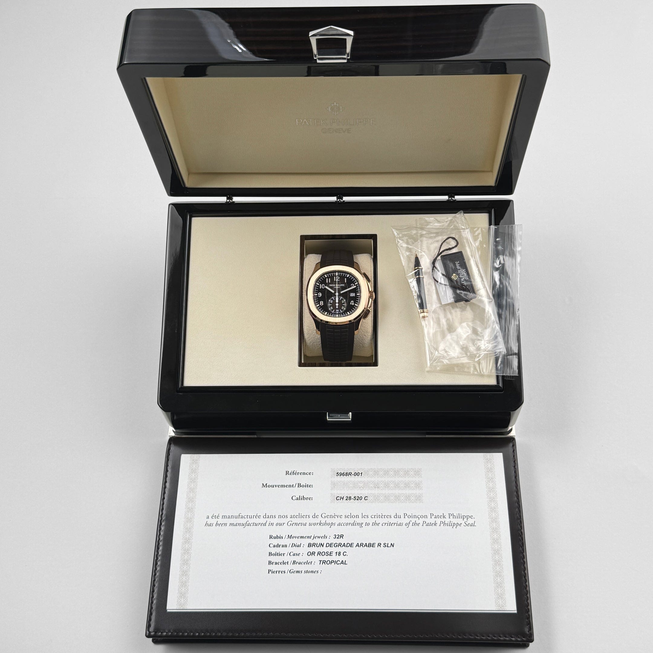 Patek Philippe Aquanaut 5968R-001 Chronograph Rose Gold Brown Dial (2023)