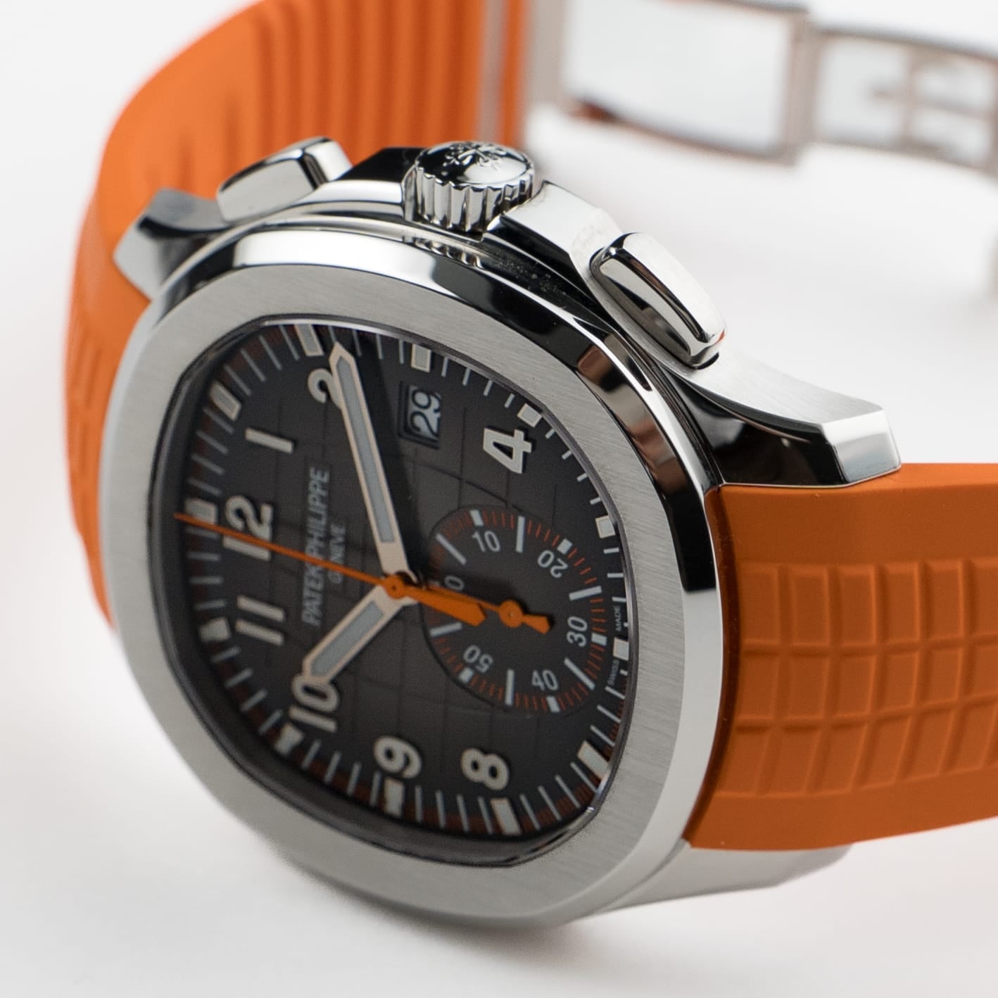 Patek Philippe Aquanaut Chronograph 5968A-001 Stainless Steel Black Dial (2019)