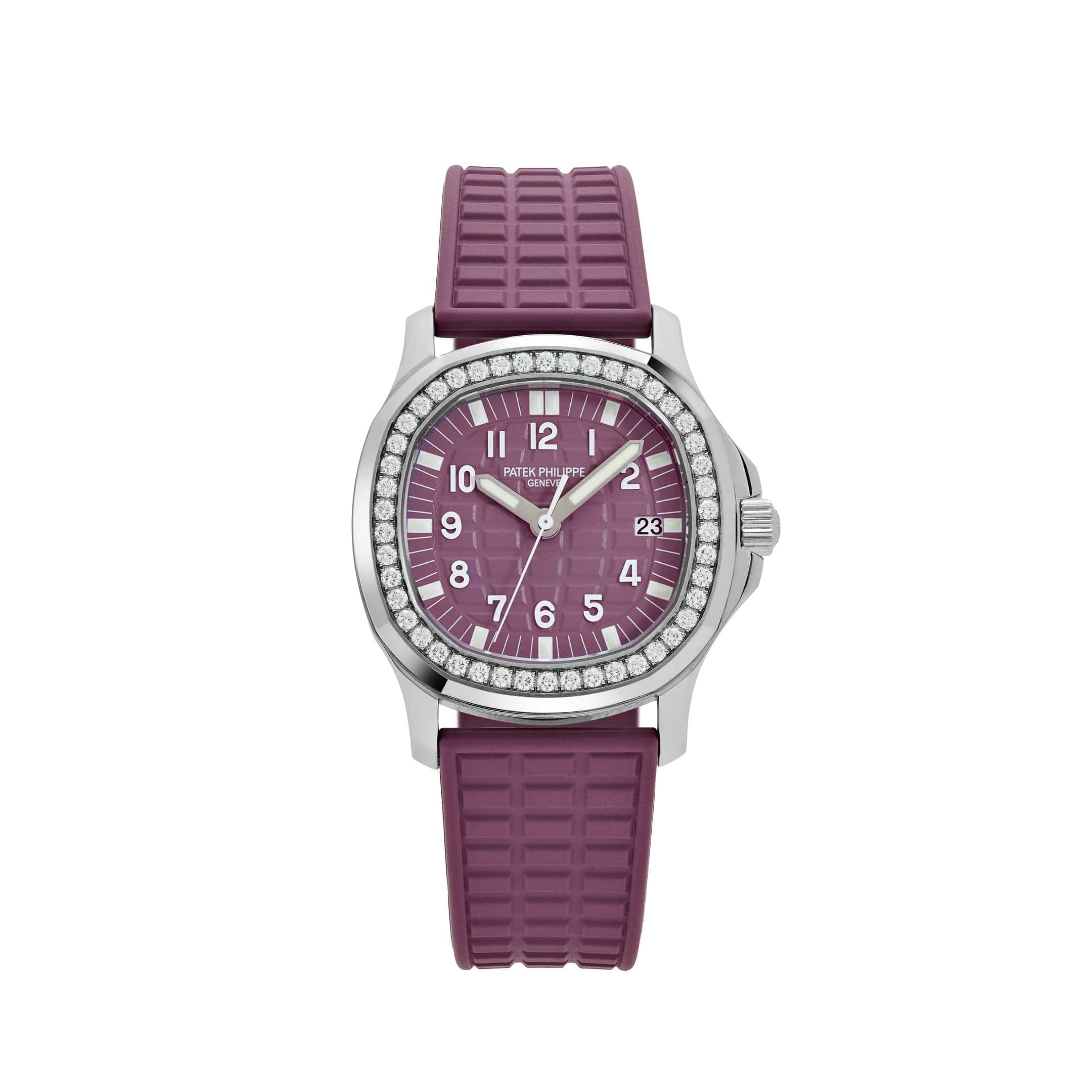 Patek Philippe Aquanaut Luce 5067A-016 'Ladies' Stainless Steel Pink Dial Diamond Bezel (2010)