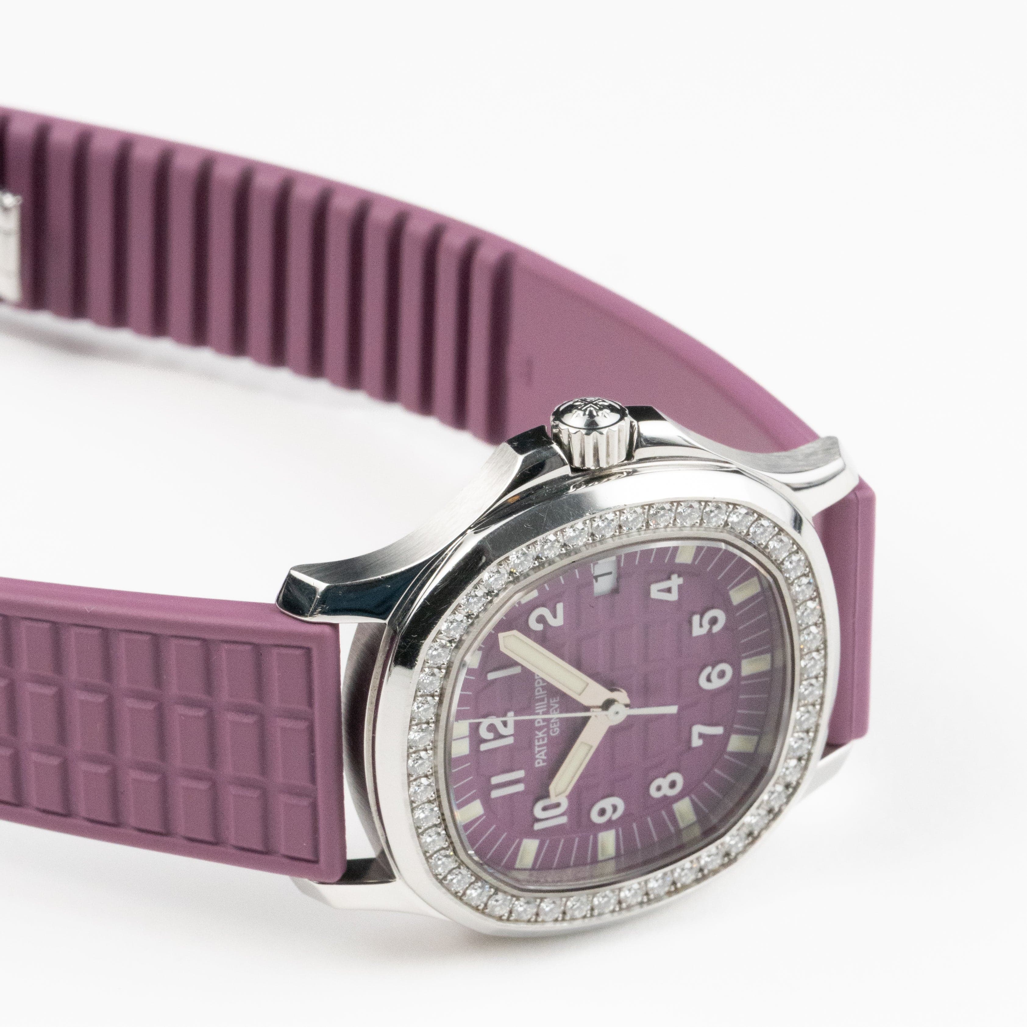 Patek Philippe Aquanaut Luce 5067A-016 'Ladies' Stainless Steel Pink Dial Diamond Bezel (2010)