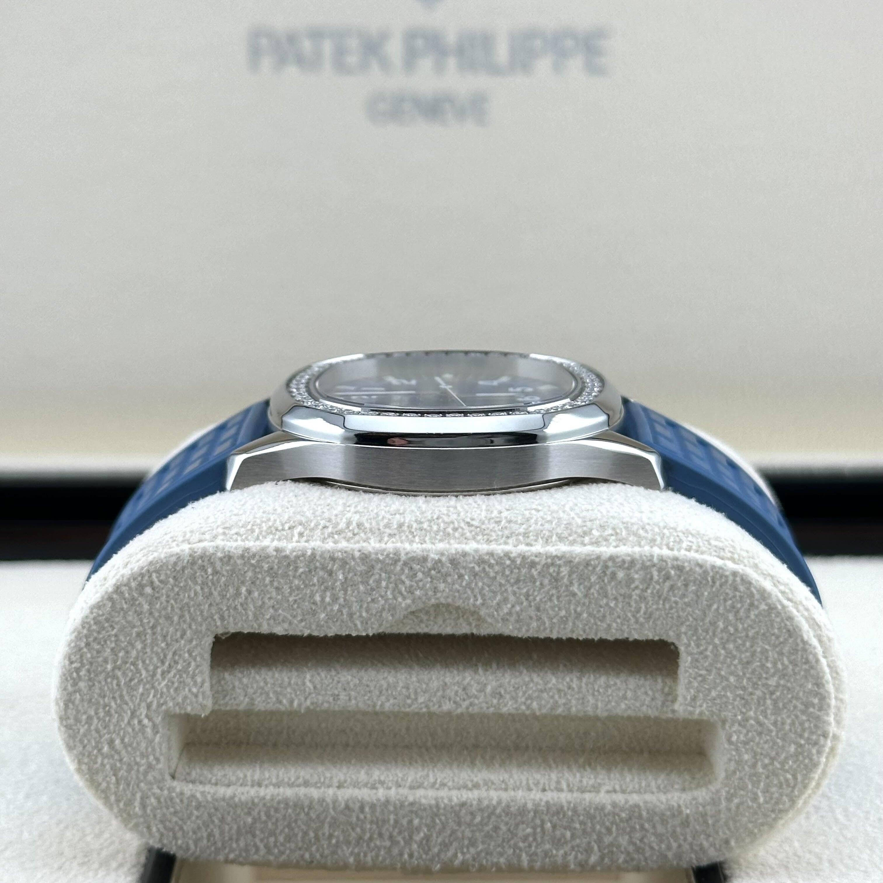 Luxury Watch Patek Philippe Aquanaut Luce Blue Ladies' 5067A-022 Wrist Aficionado