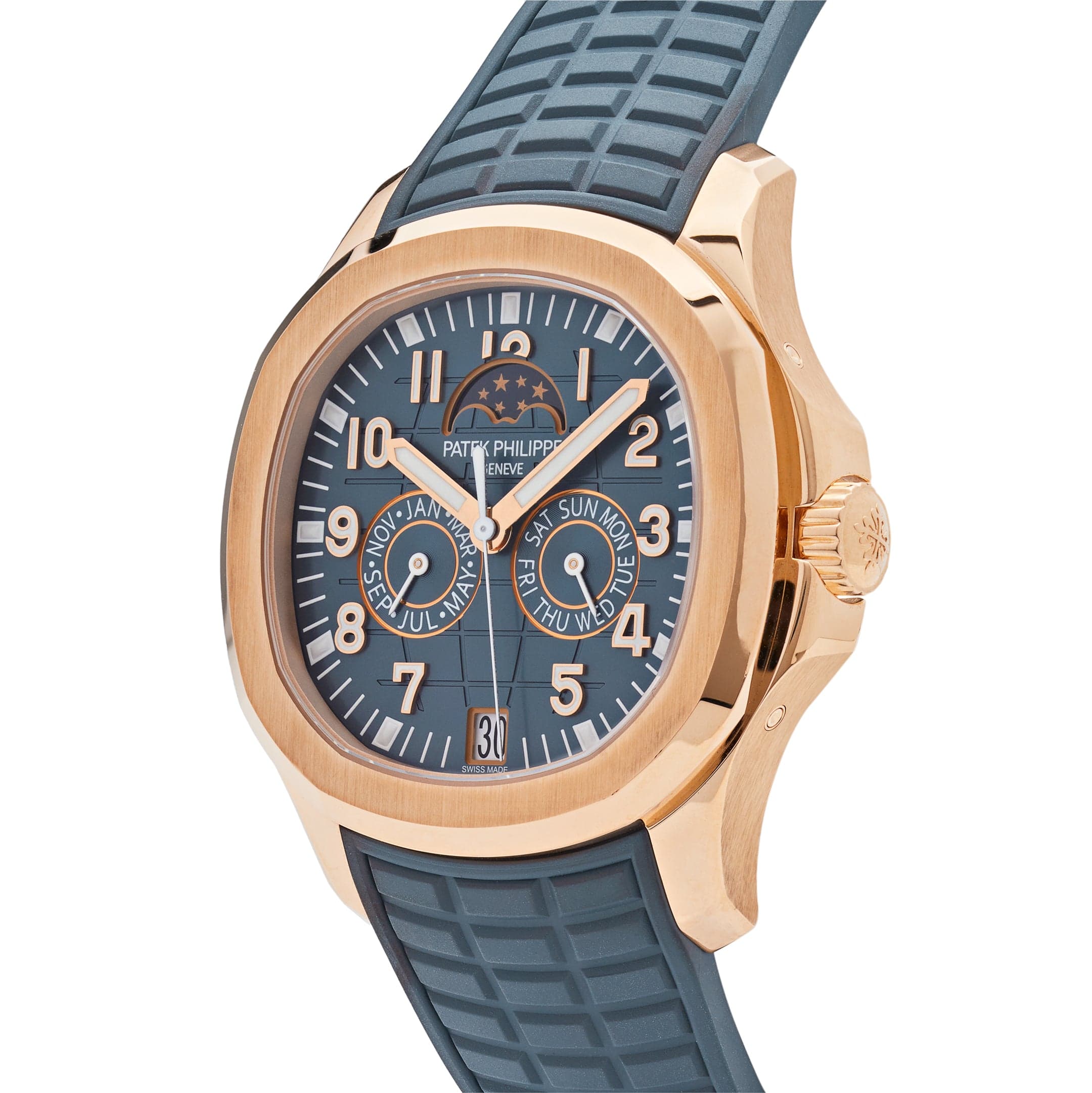 Patek Philippe Aquanaut Luce Annual Calendar Rose Gold 5261R-001 Wrist Aficionado