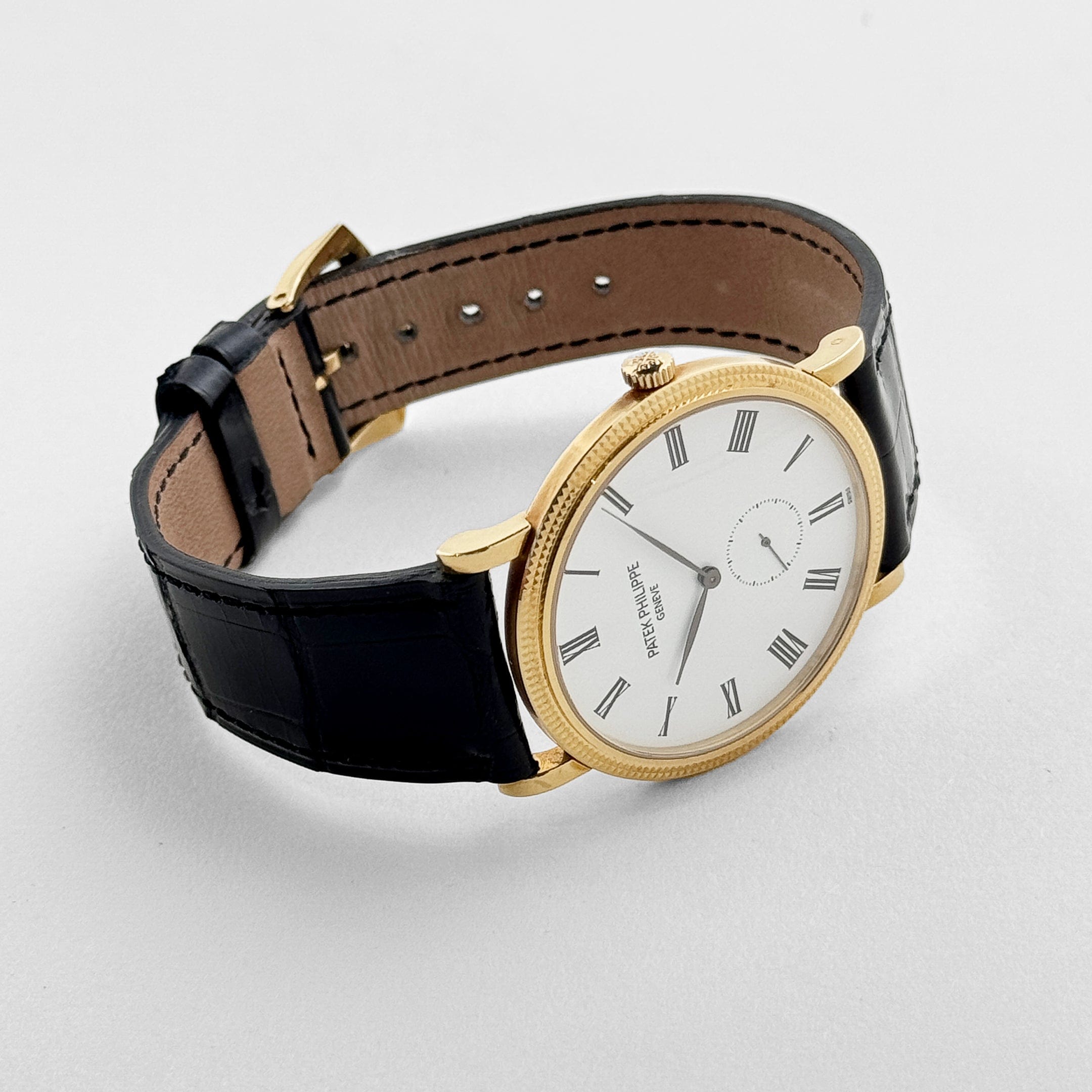 Patek Philippe Calatrava 5119J-001 Yellow Gold White Dial