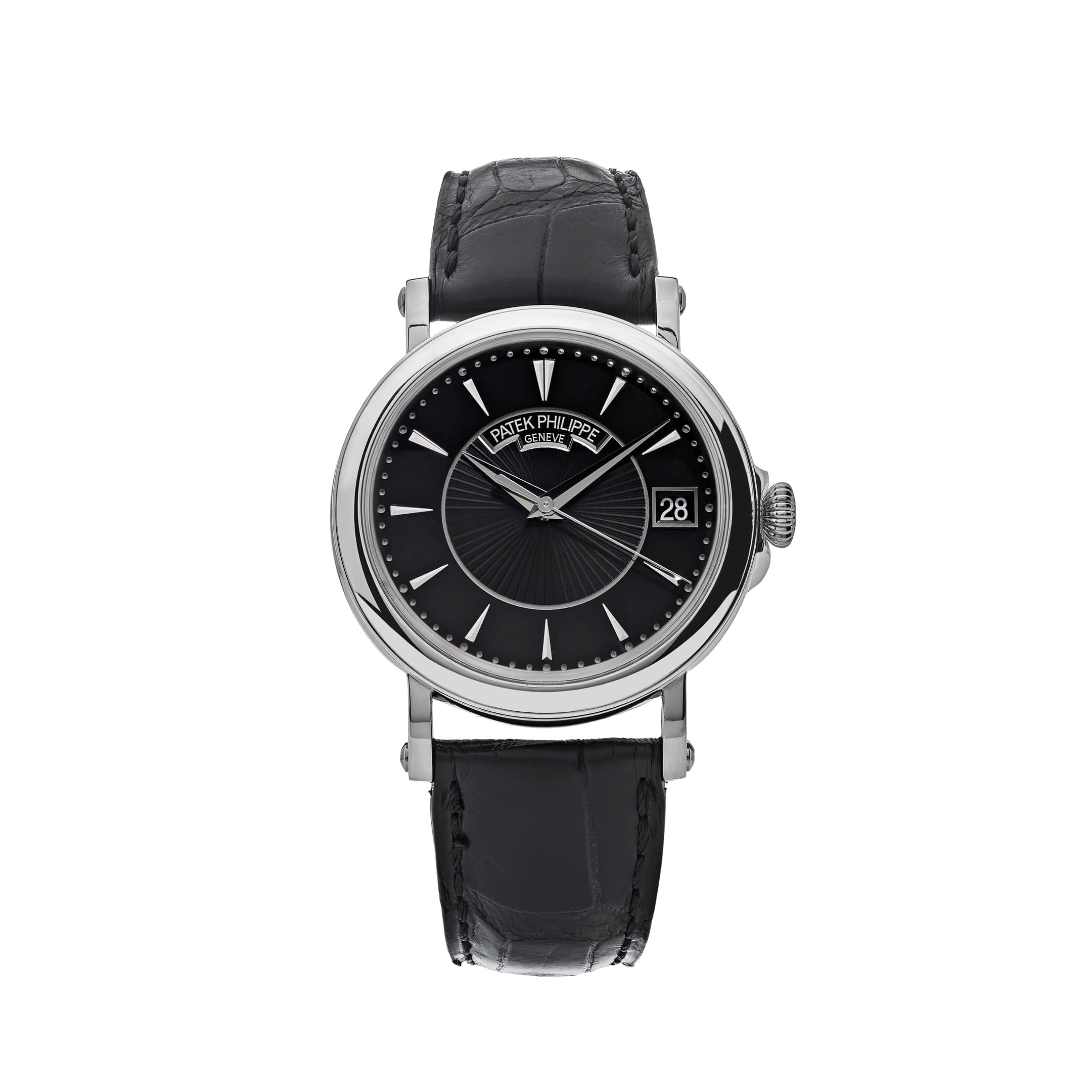 Patek Philippe Calatrava White Gold Black Dial 5153G-001 Wrist Aficionado