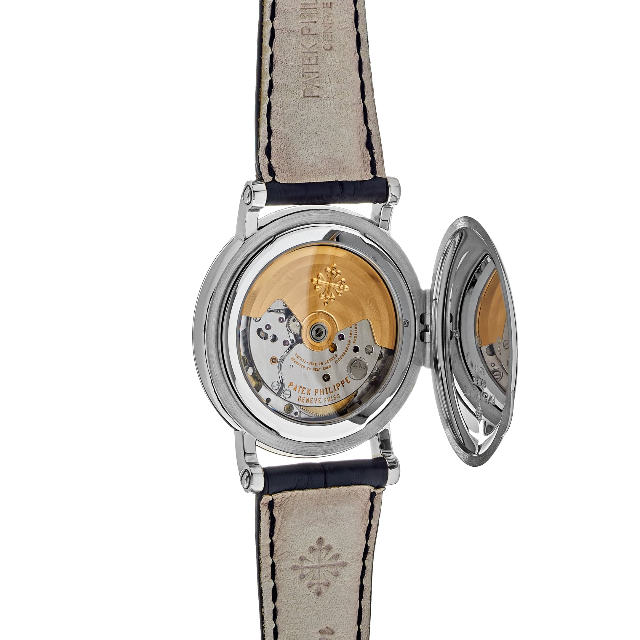 Patek Philippe Calatrava White Gold Black Dial 5153G-001 Wrist Aficionado