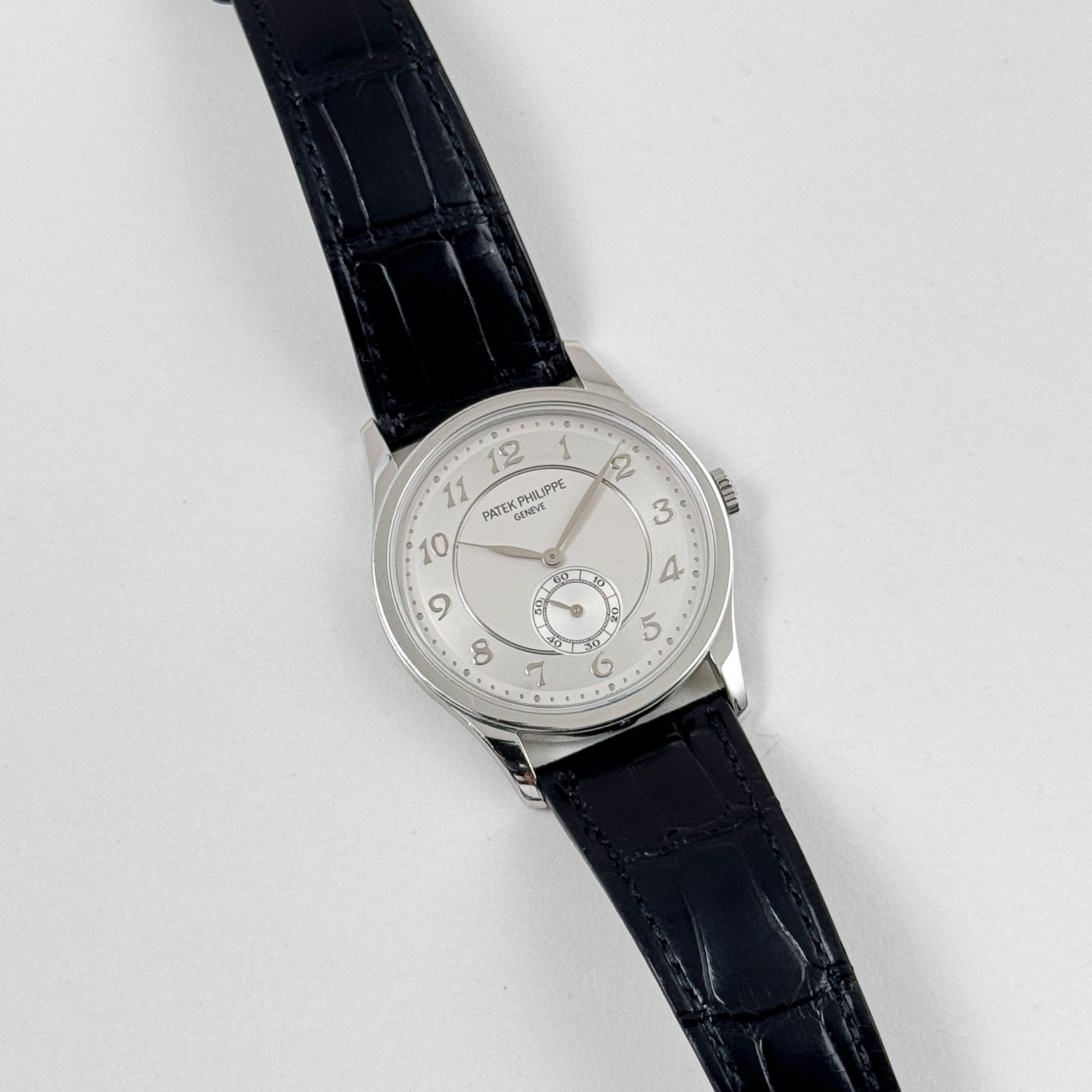 Patek Philippe Calatrava 5196P-001 Platinum Silver Dial