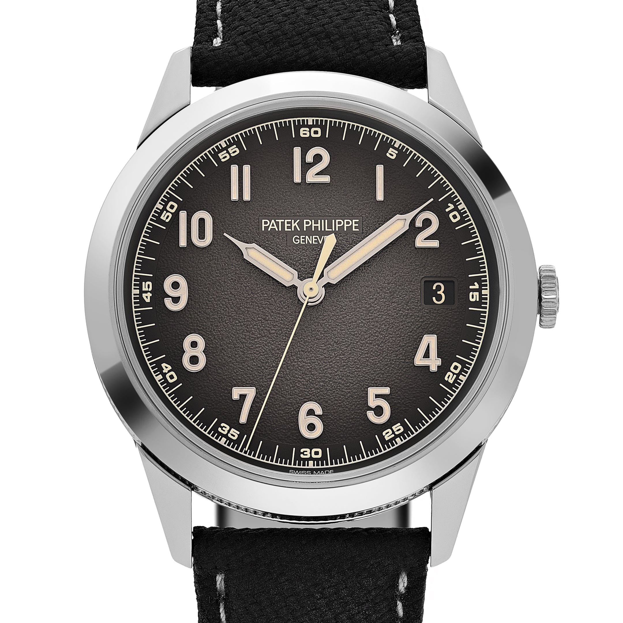 Patek Philippe Calatrava 5226G-001 White Gold Charcoal Dial Date (2024)