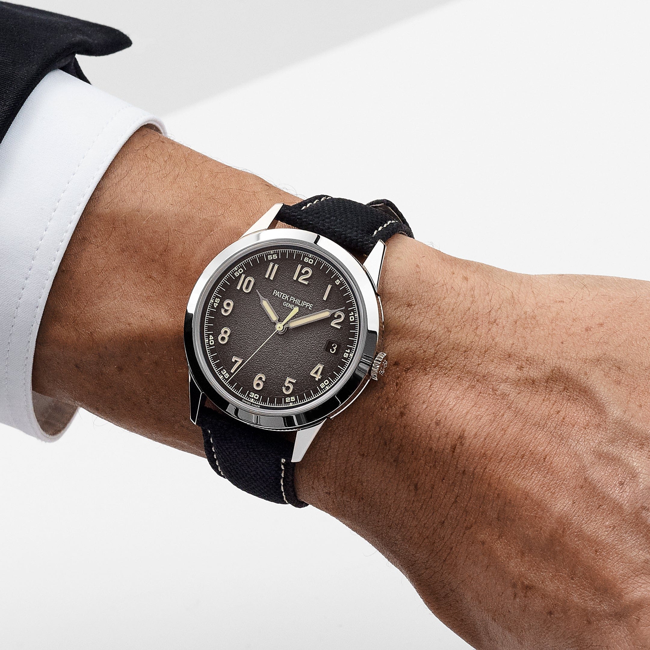 Patek Philippe Calatrava 5226G-001 White Gold Charcoal Dial Date (2024)