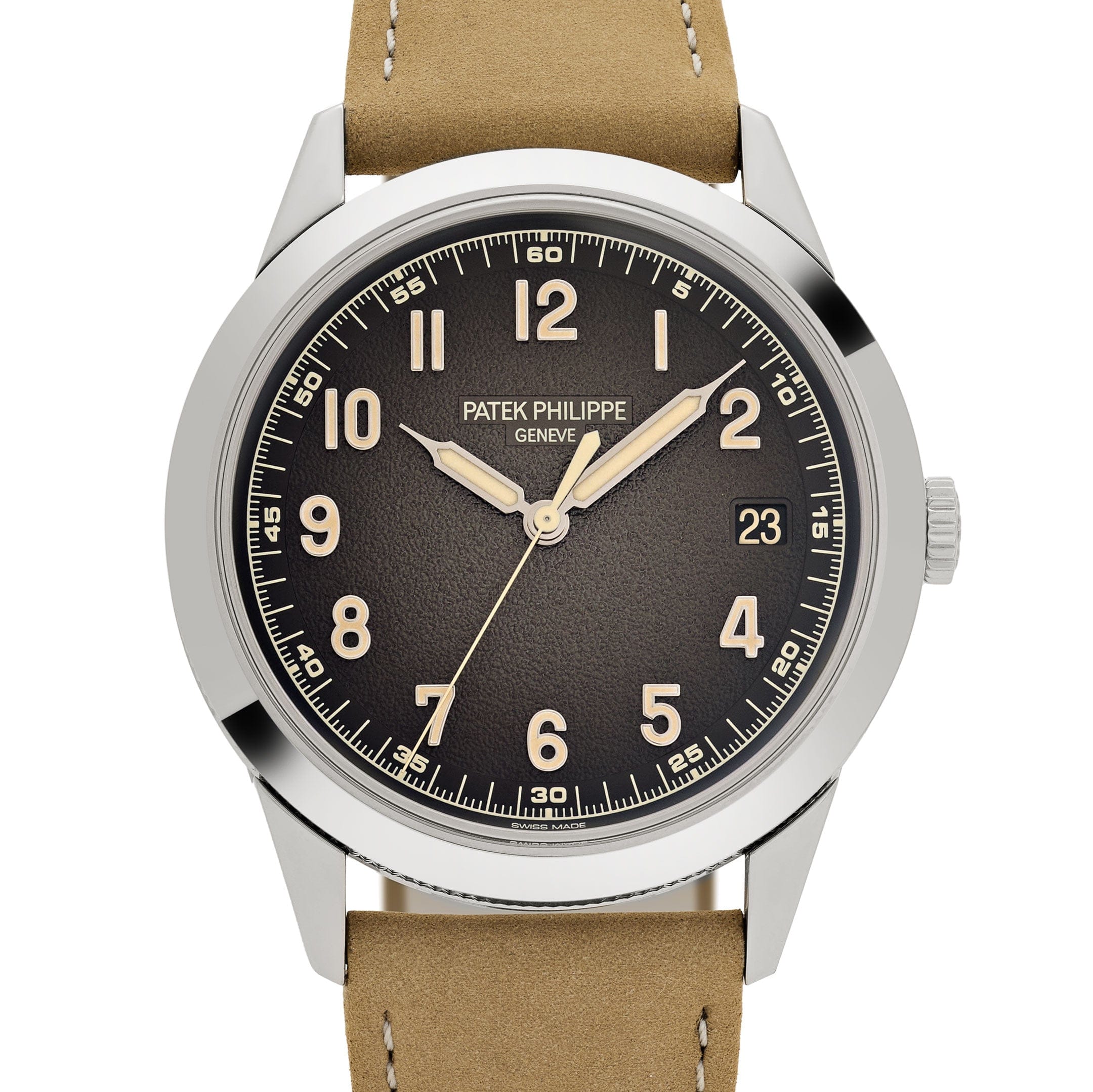 Patek Philippe Calatrava 5226G-001 White Gold Charcoal Dial Date (2025)